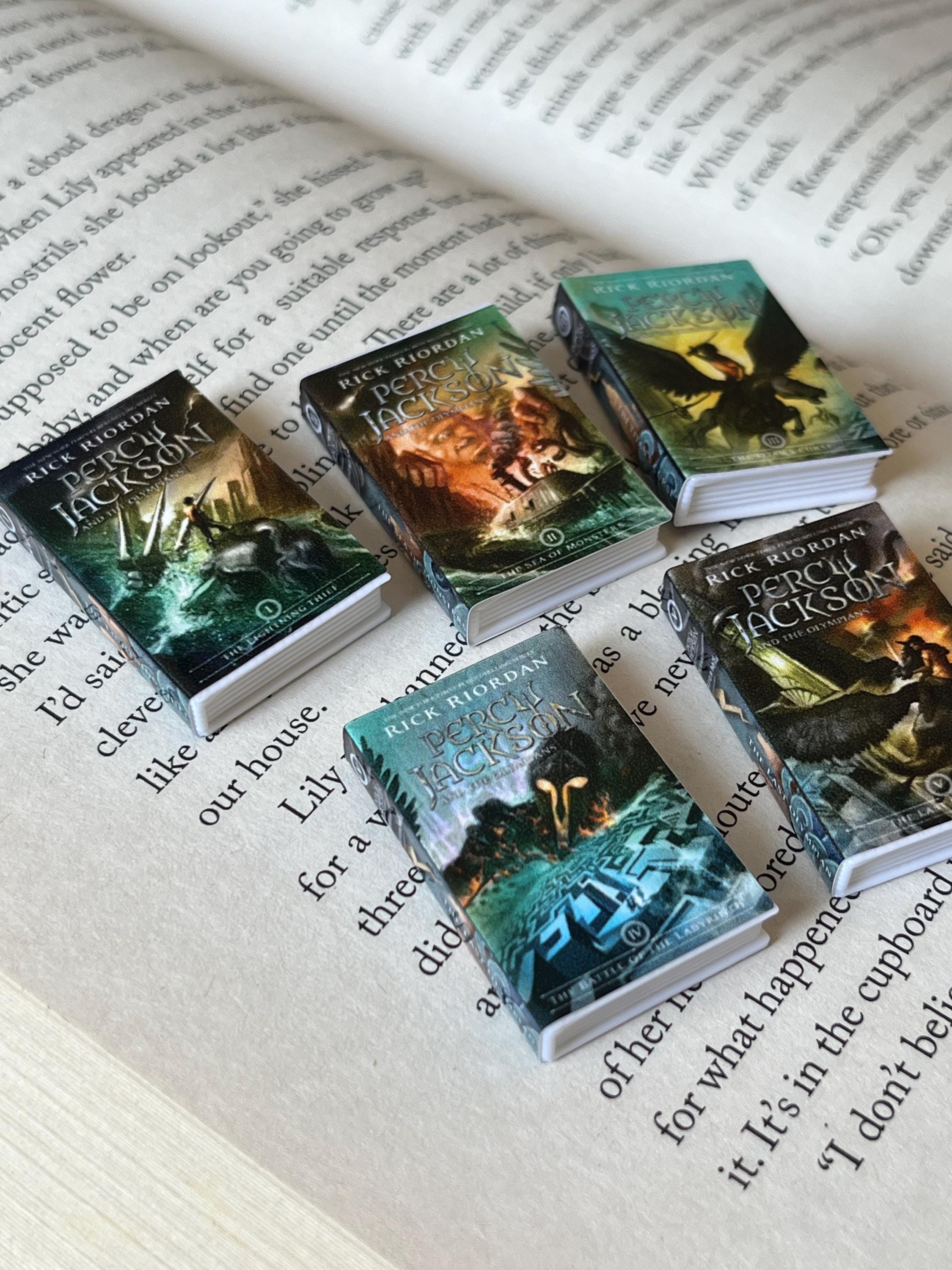Mini Percy Jackson Books (set of 5 mini books)
