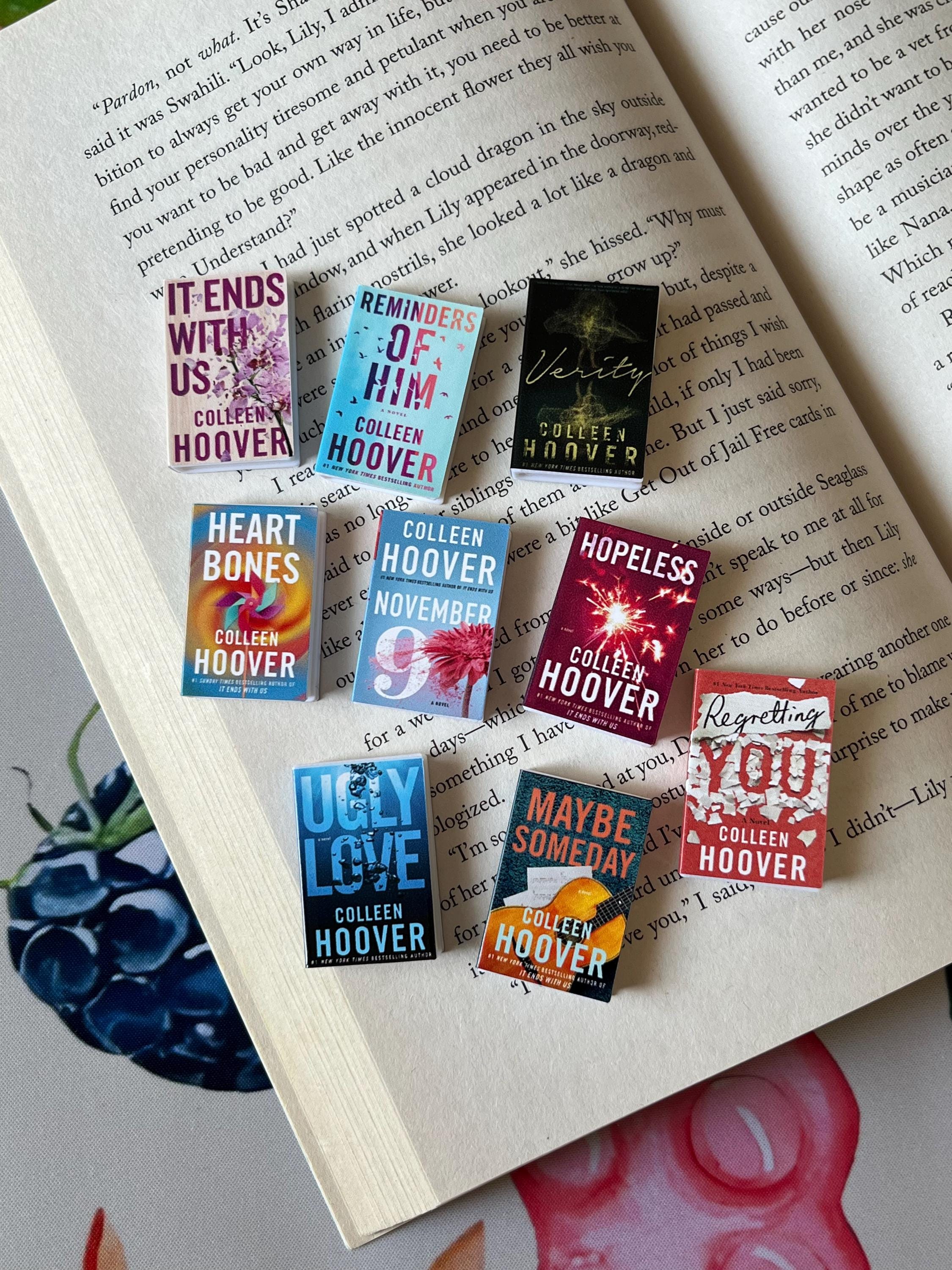 Mini Magnet Colleen Hoover Books (set of 9 mini books)