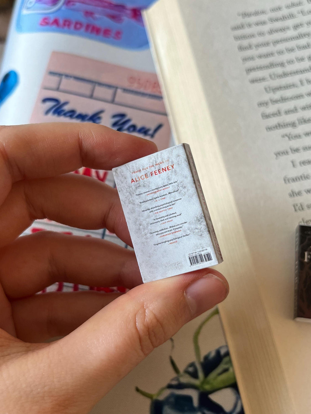 Mini Magnet Alice Feeney Books (set of 6 mini books)