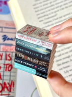 Mini Magnet Alice Feeney Books (set of 6 mini books)