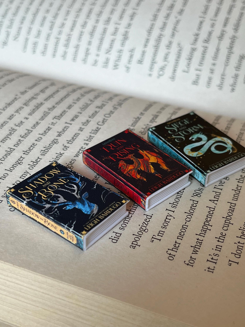 Mini Magnet Shadow and Bone Books (set of 3 mini books)