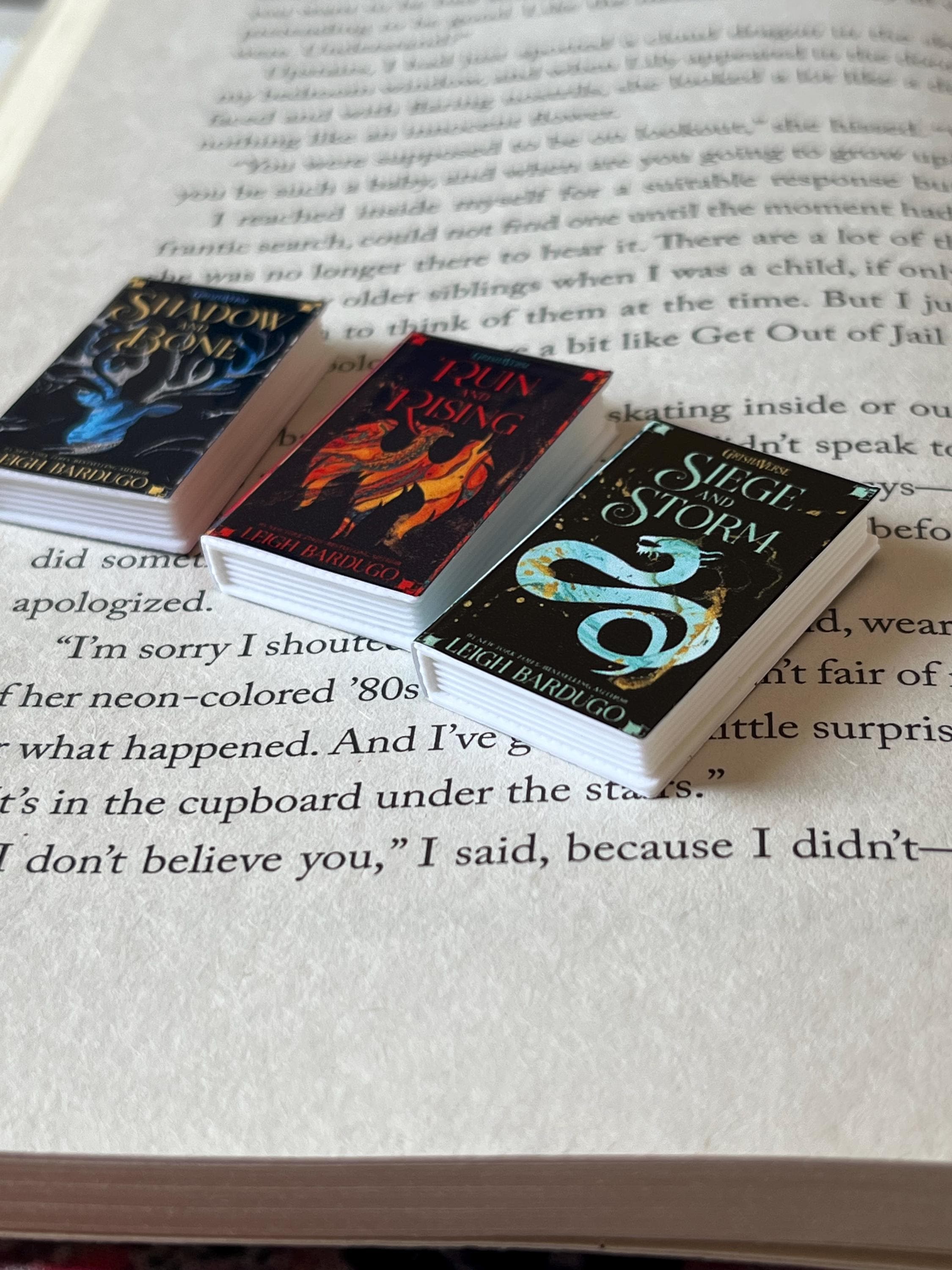 Mini Magnet Shadow and Bone Books (set of 3 mini books)