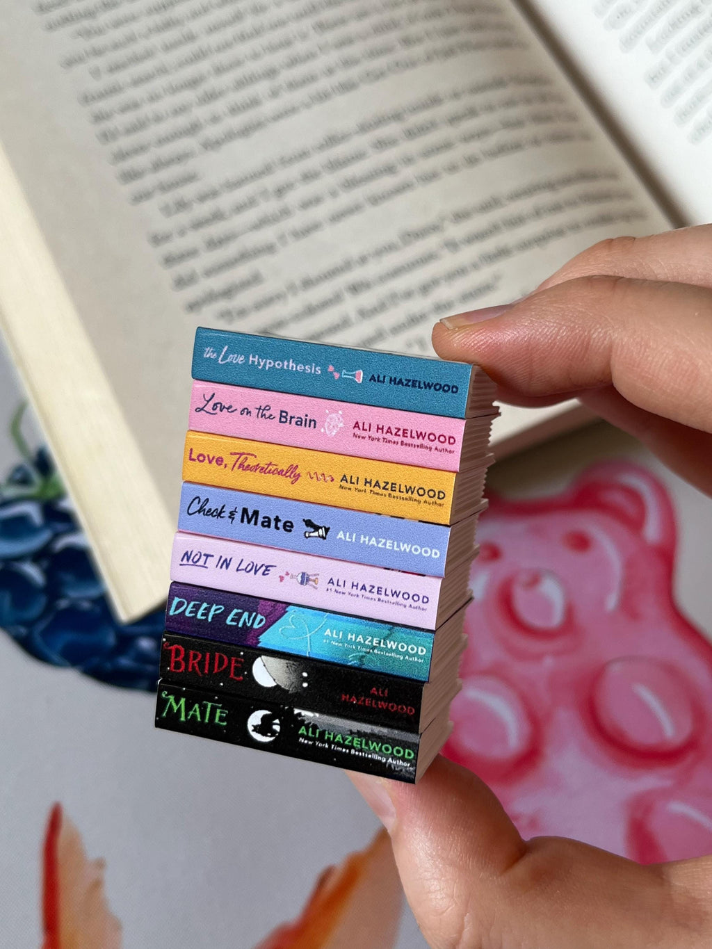 Mini Ali Hazelwood Books (set of 8 mini books)