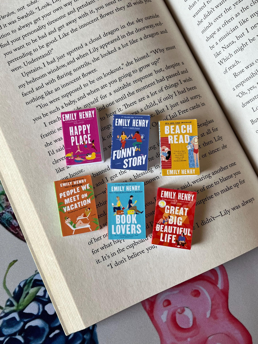 Mini Emily Henry Books (set of 6 mini books)