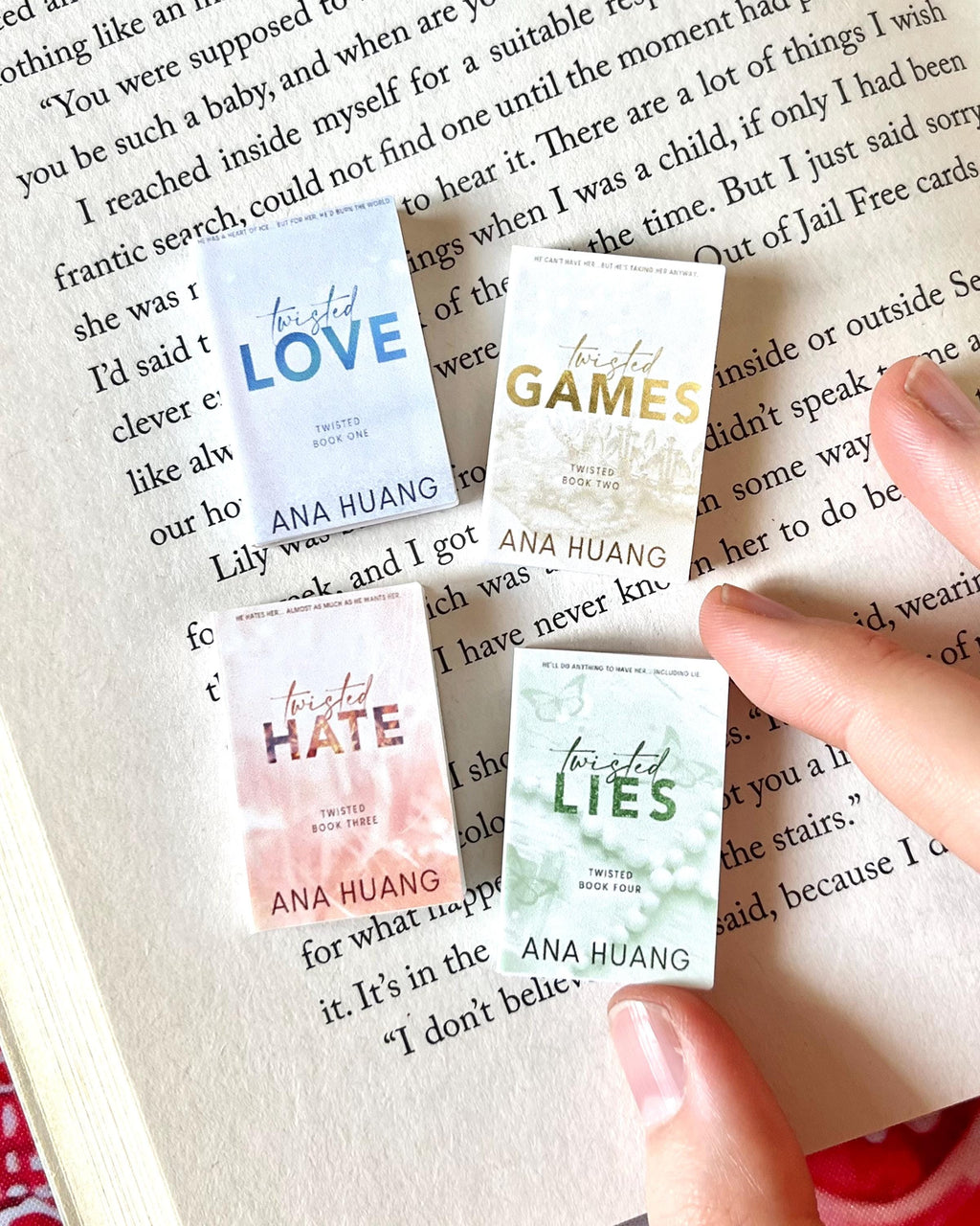 Mini Magnet Twisted Love Books (set of 4 mini books)