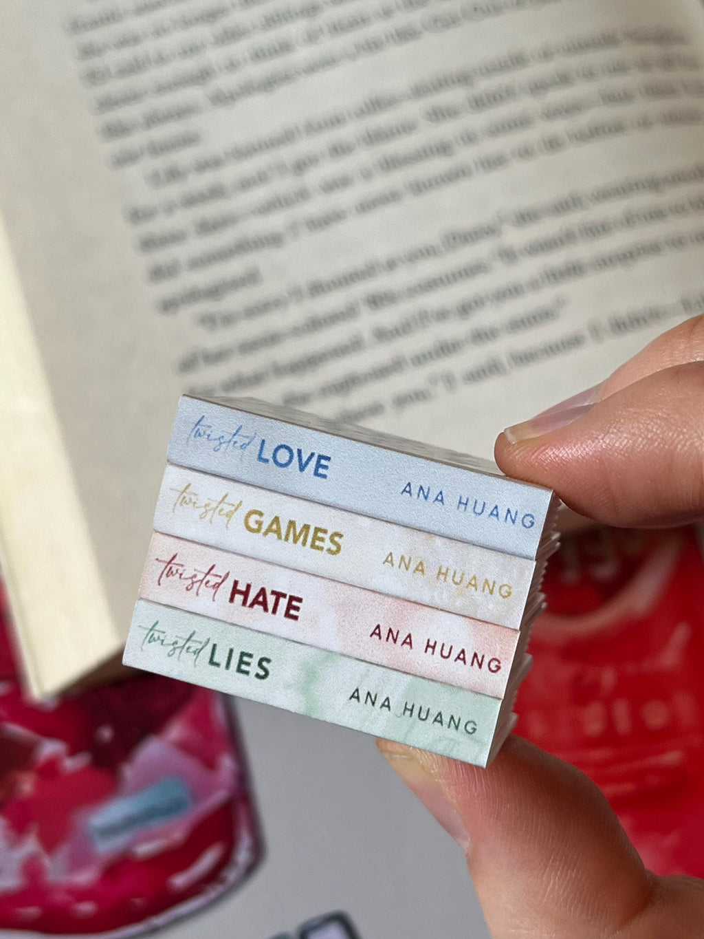 Mini Magnet Twisted Love Books (set of 4 mini books)