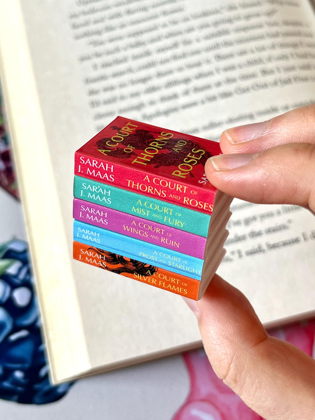 Mini Magnet Fantasy Books (set of 5 mini books)