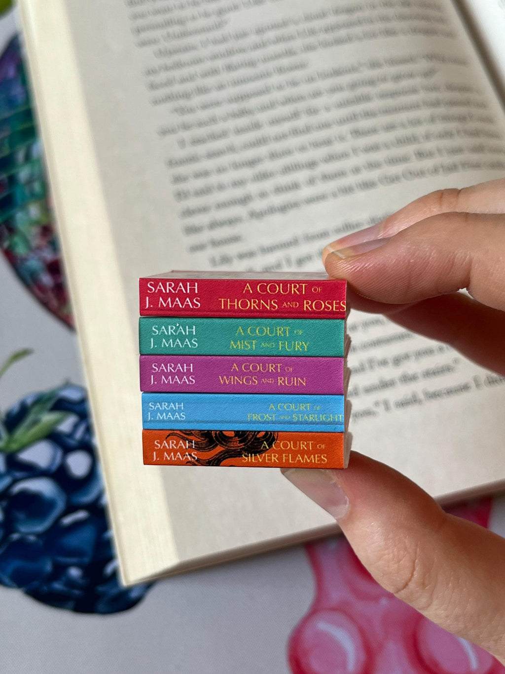 Mini Fantasy Books (set of 5 mini books)