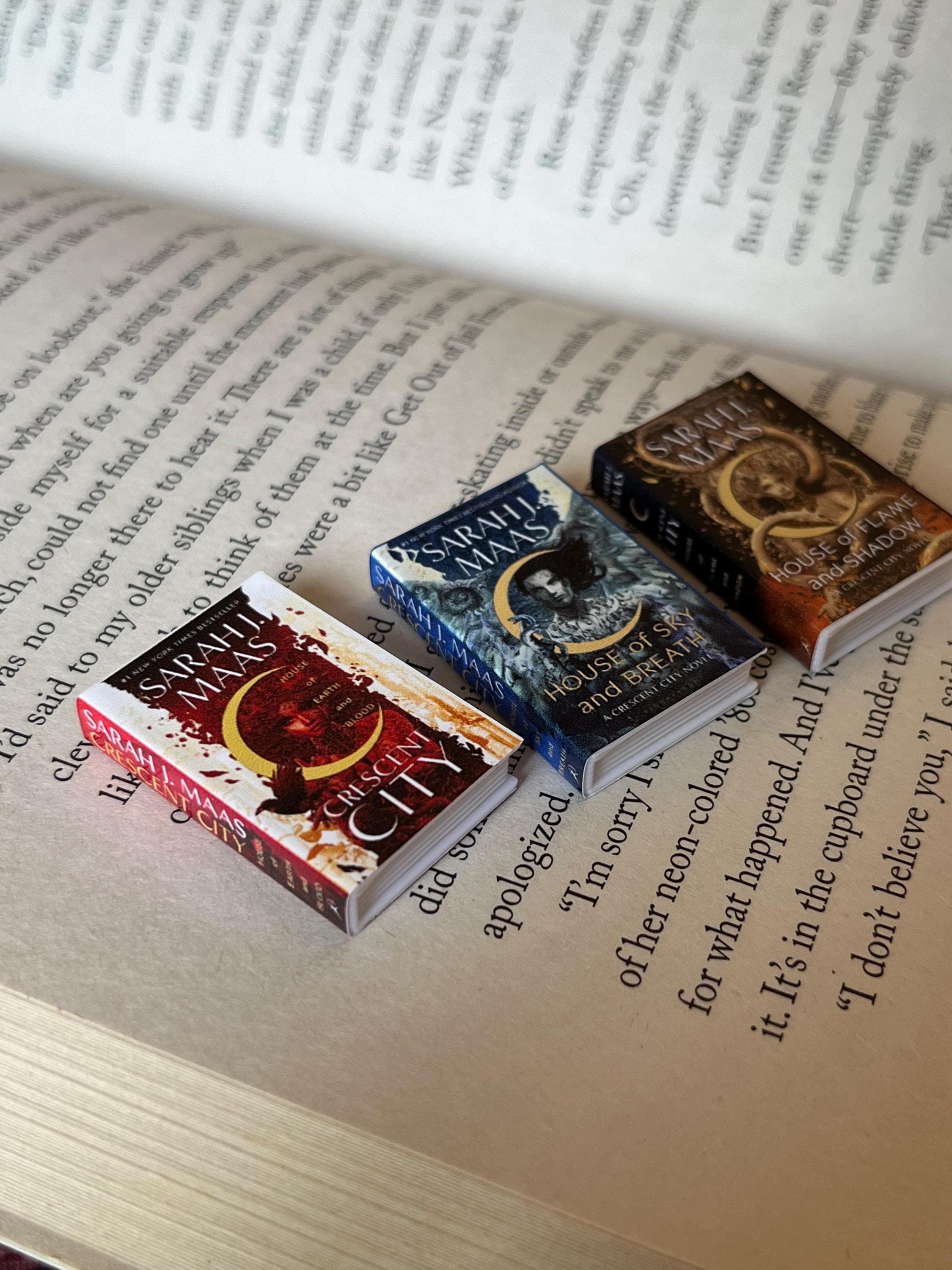 Mini Magnet Crescent City Books (set of 3 mini books)