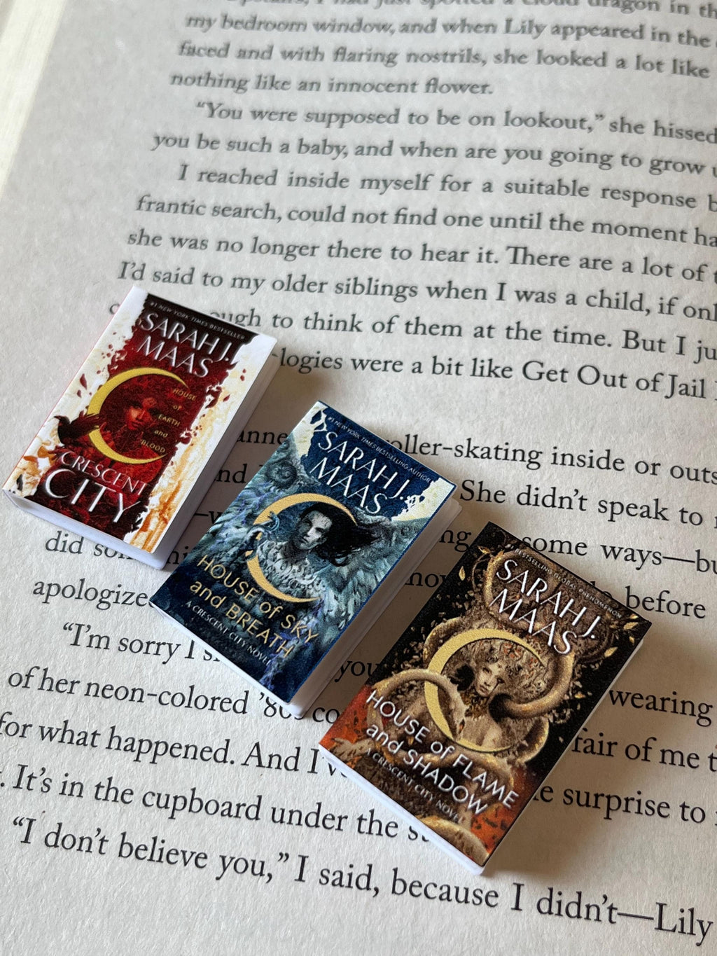 Mini Crescent City Books (set of 3 mini books)