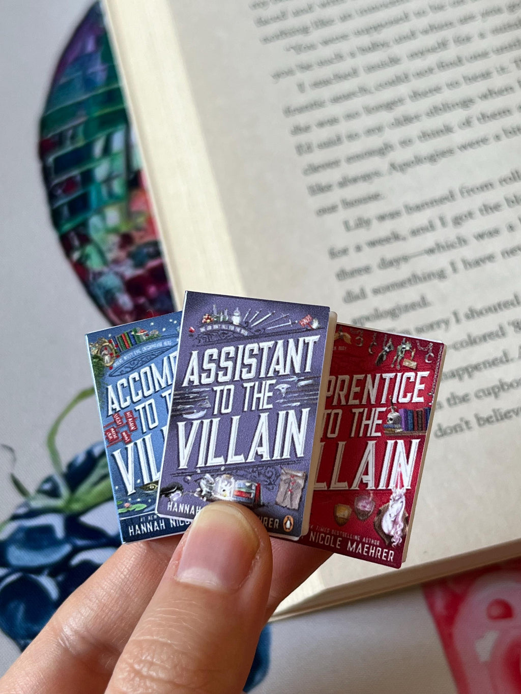 Mini Assistant to the Villain Books (set of 3 mini books)