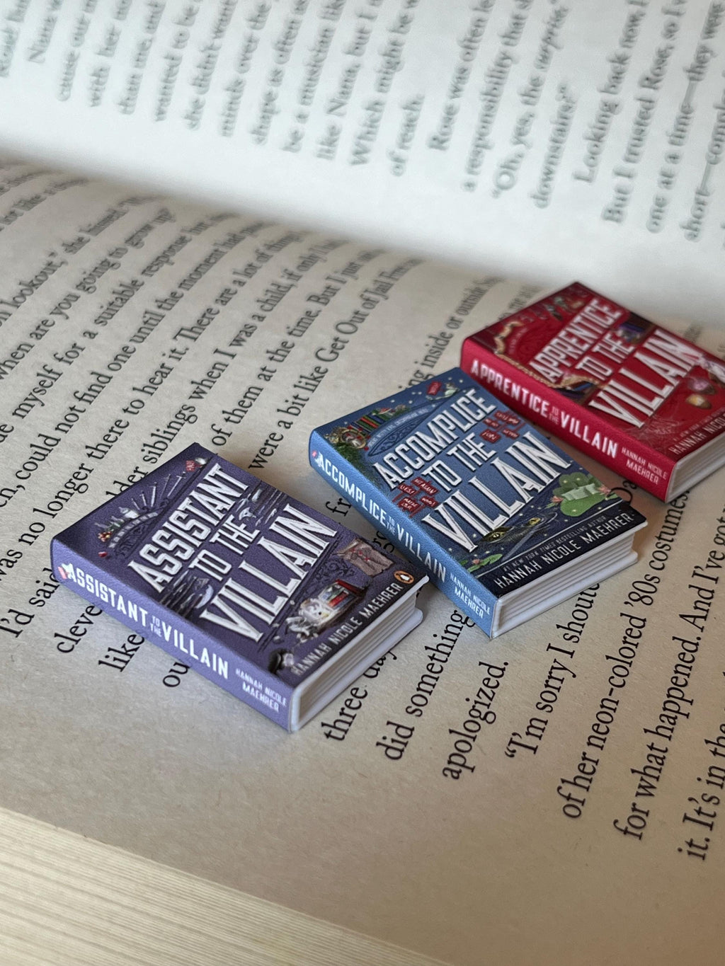 Mini Assistant to the Villain Books (set of 3 mini books)