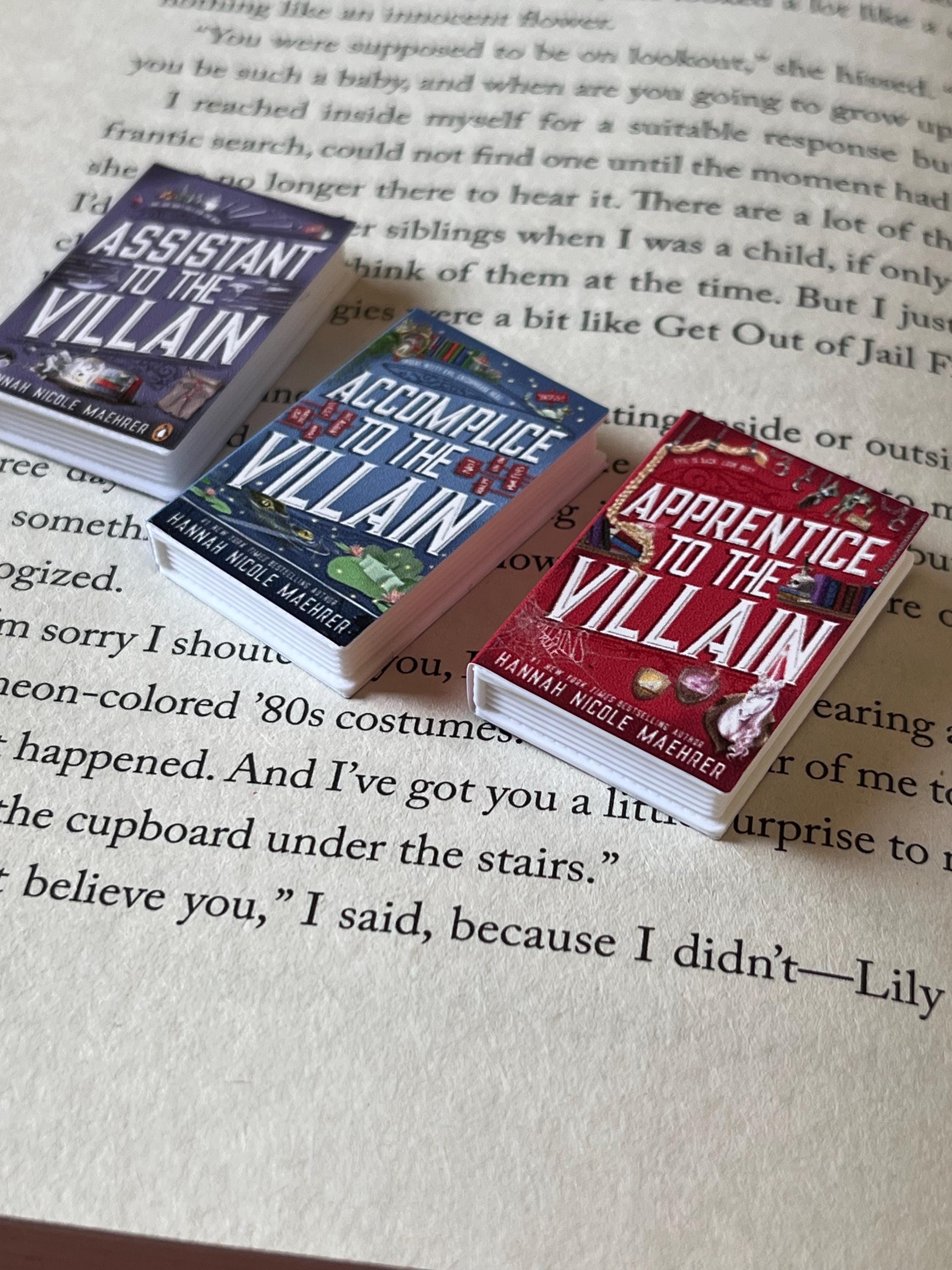 Mini Magnet Assistant to the Villain Books (set of 3 mini books)