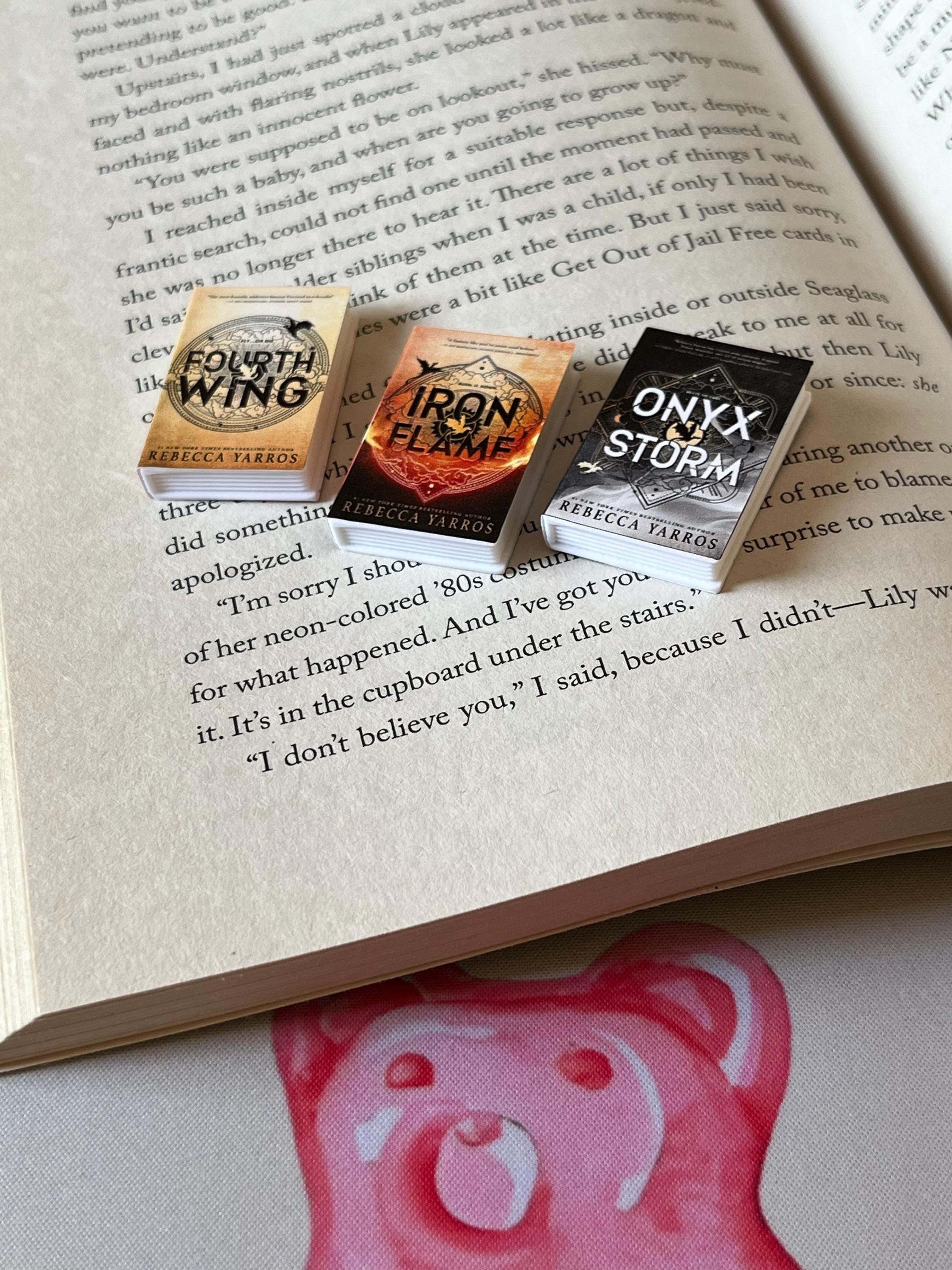 Mini Magnet Fourth Wing Books (set of 3 mini books)