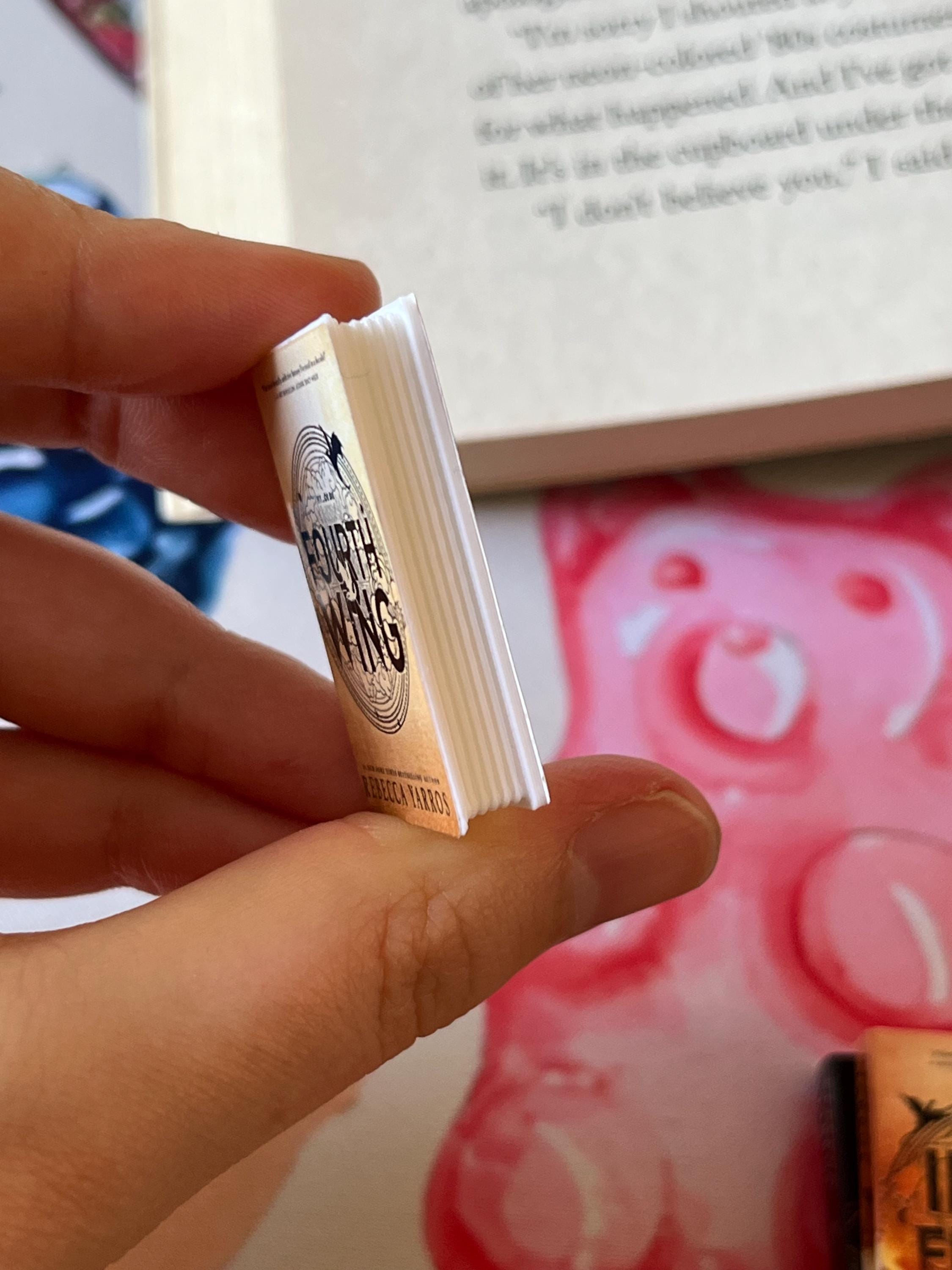 Mini Fourth Wing Books (set of 3 mini books)