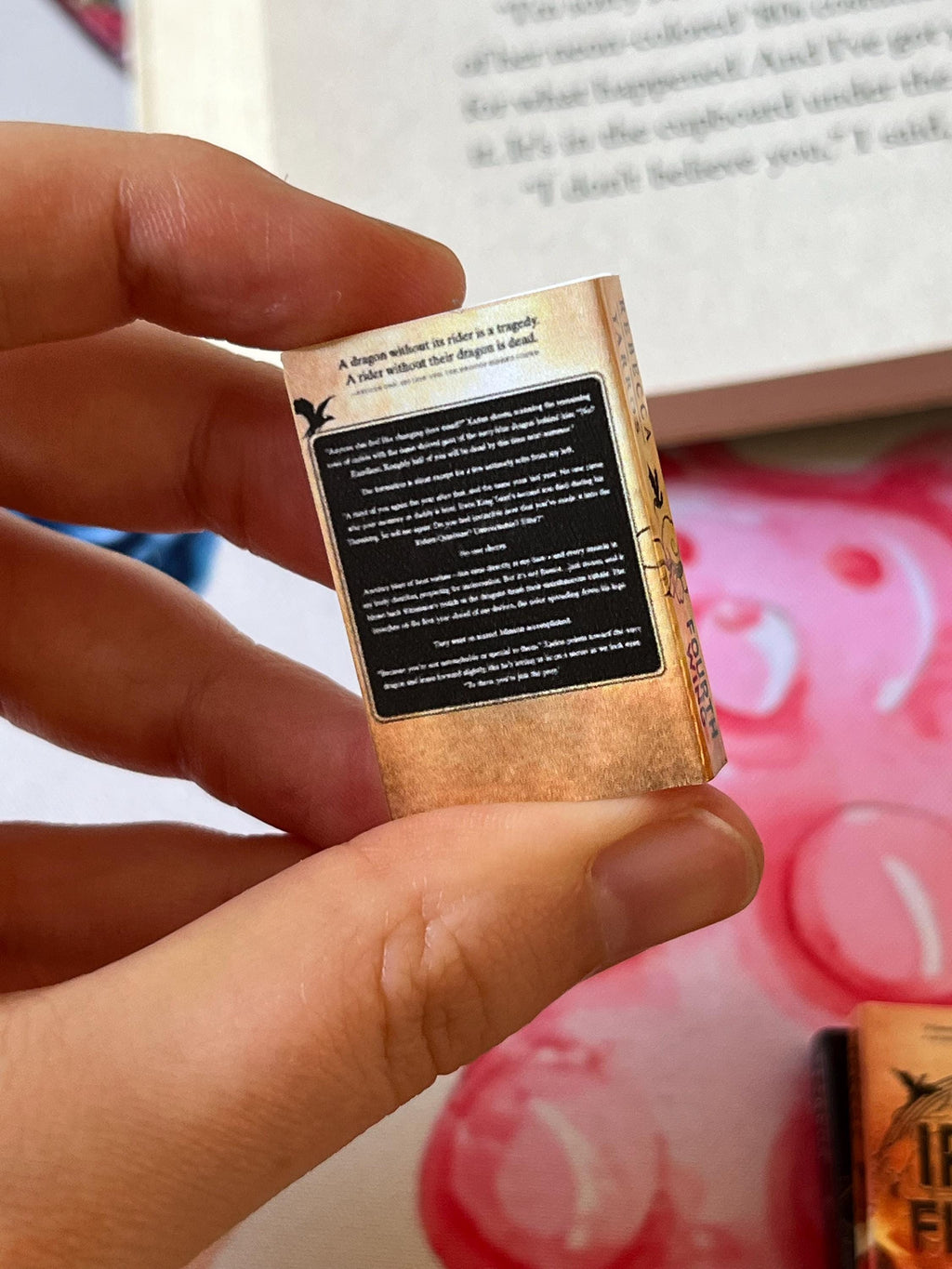 Mini Fourth Wing Books (set of 3 mini books)