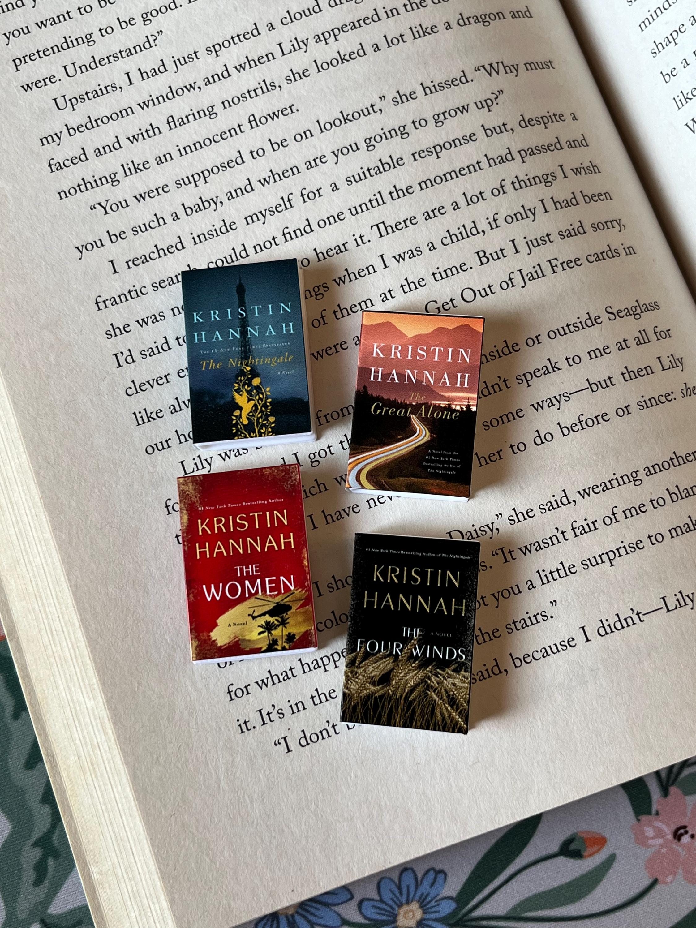 Mini Kristin Hannah Books (set of 4 mini books)