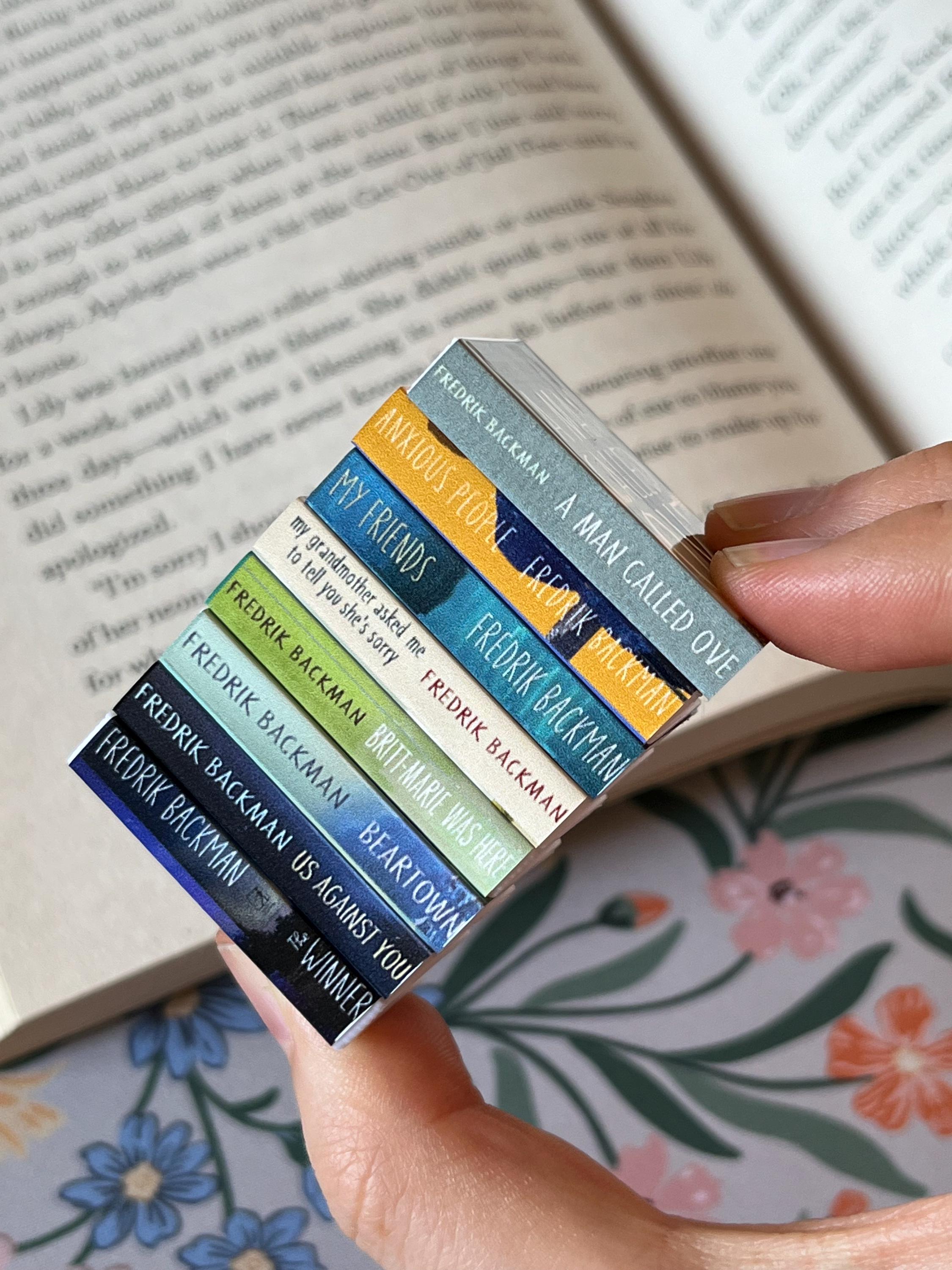 Mini Fredrik Backman Books (set of 8 mini books)