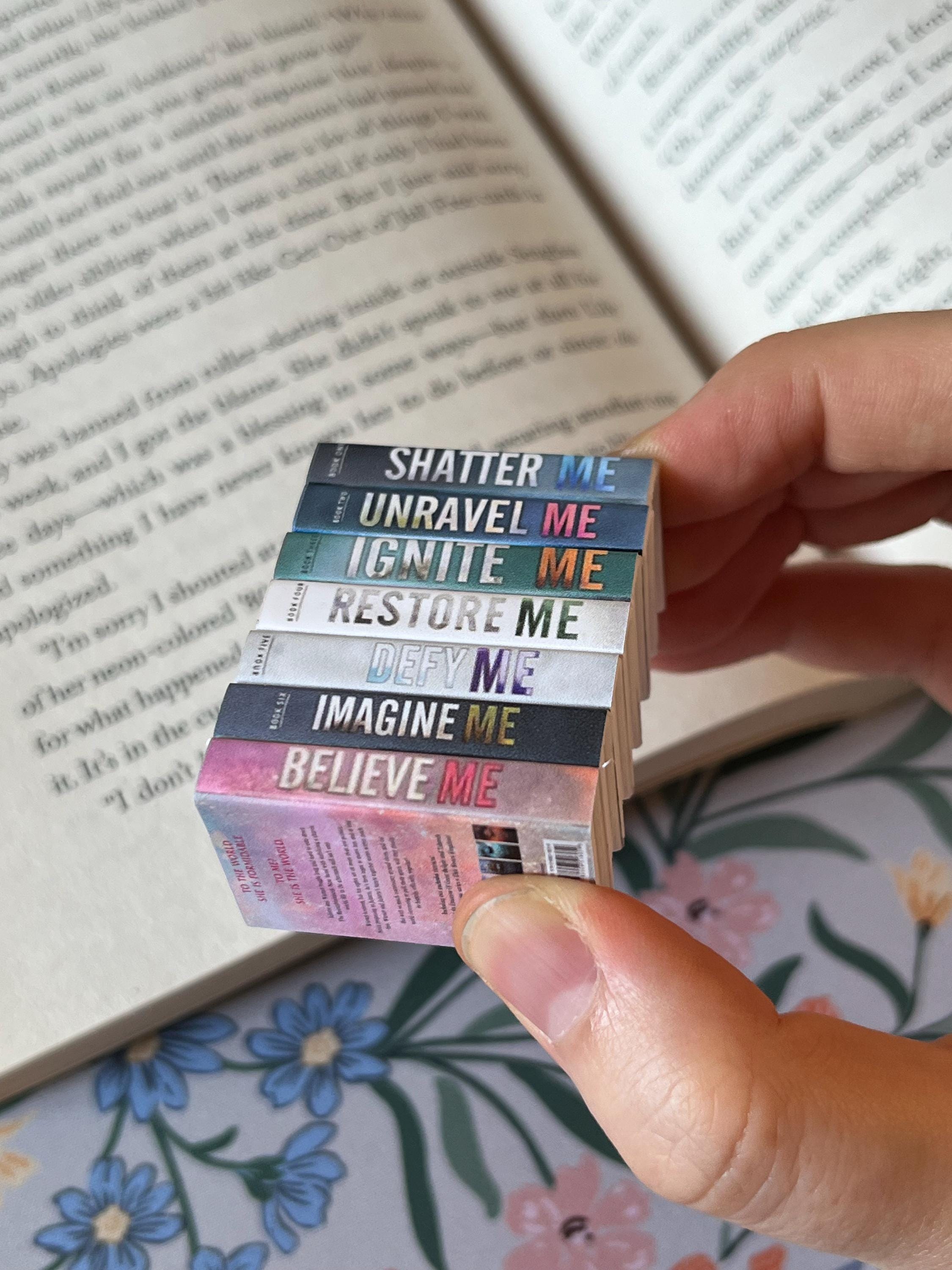 Mini Magnet Shatter Me Books (set of 7 mini books)