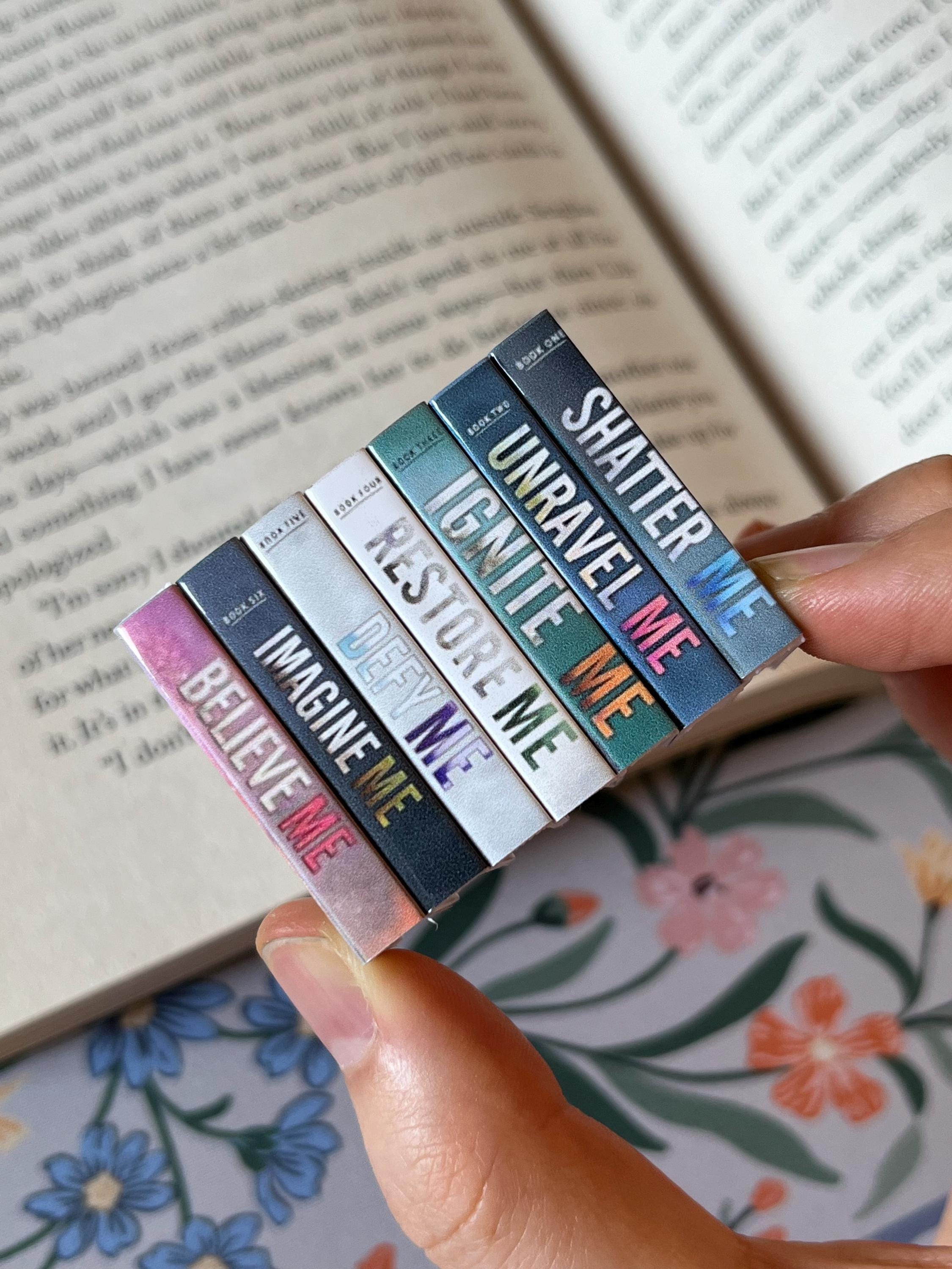 Mini Magnet Shatter Me Books (set of 7 mini books)