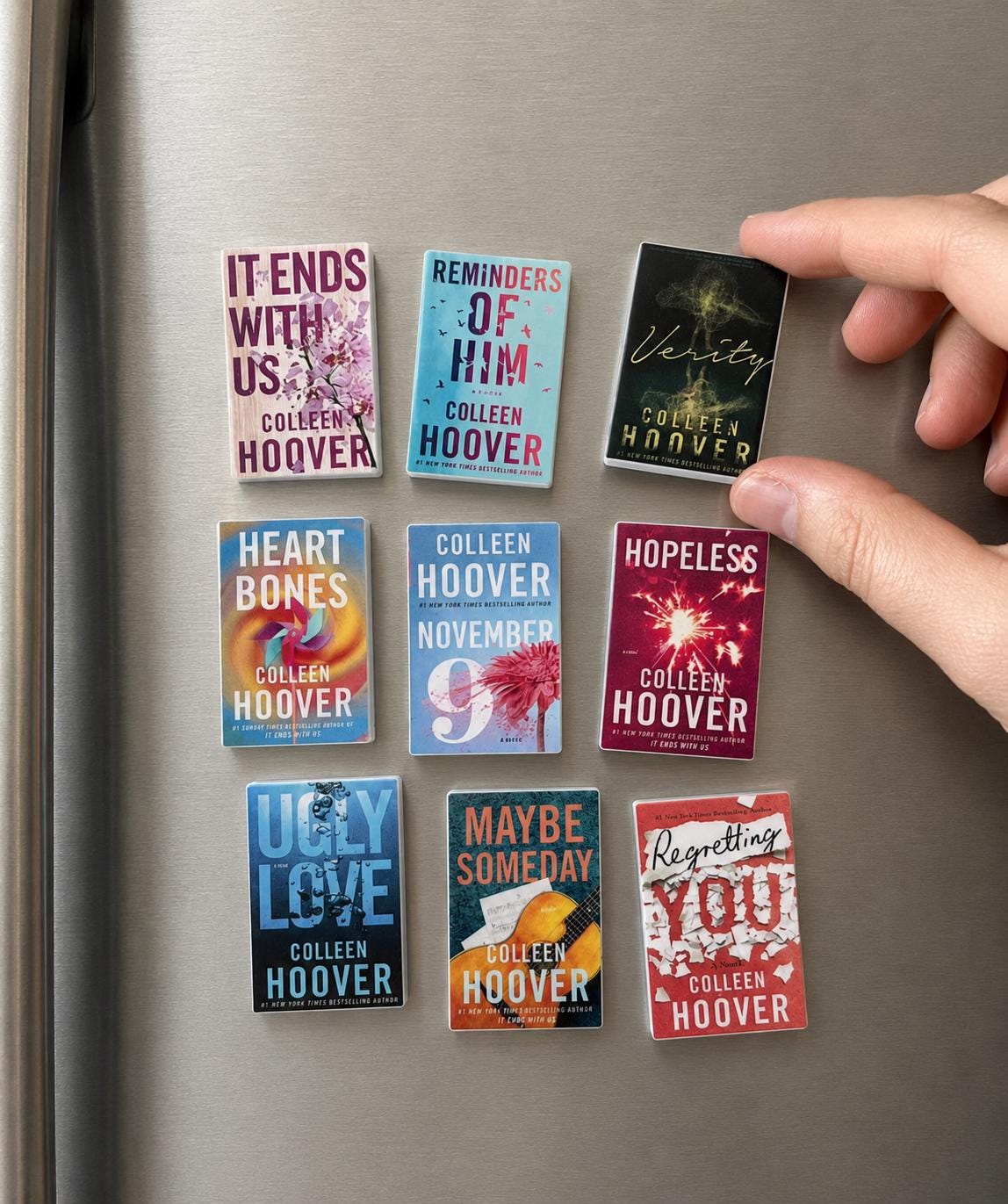 Mini Magnet Colleen Hoover Books (set of 9 mini books)