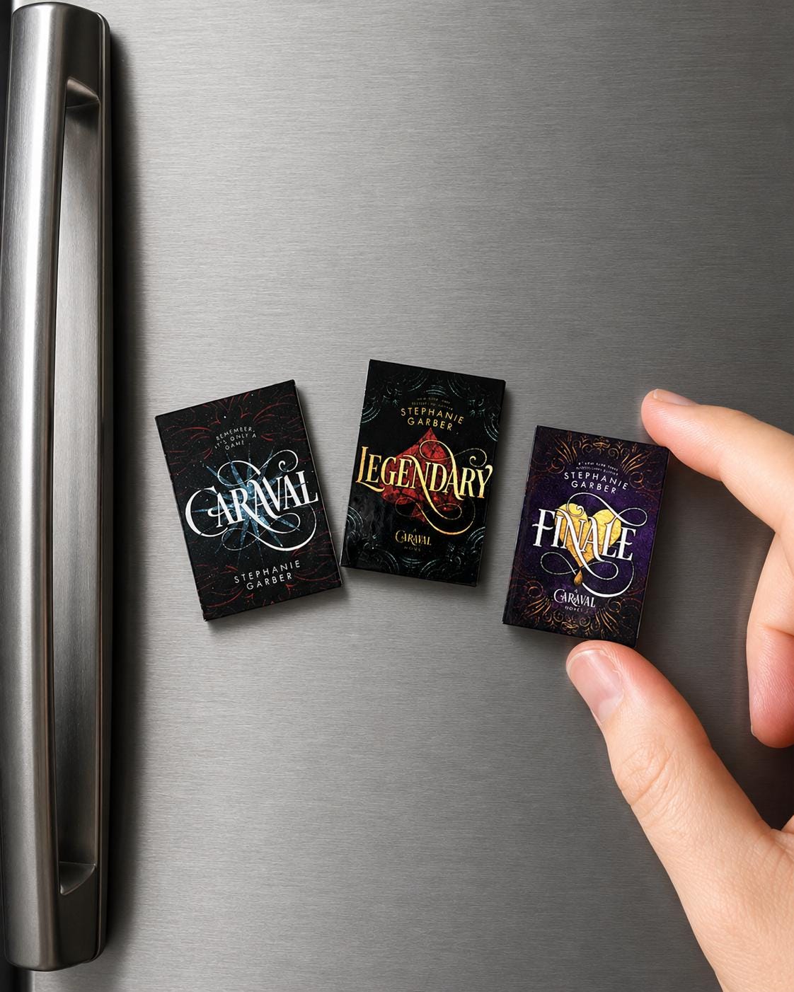 Mini Magnet Caraval Books (set of 3 mini books)