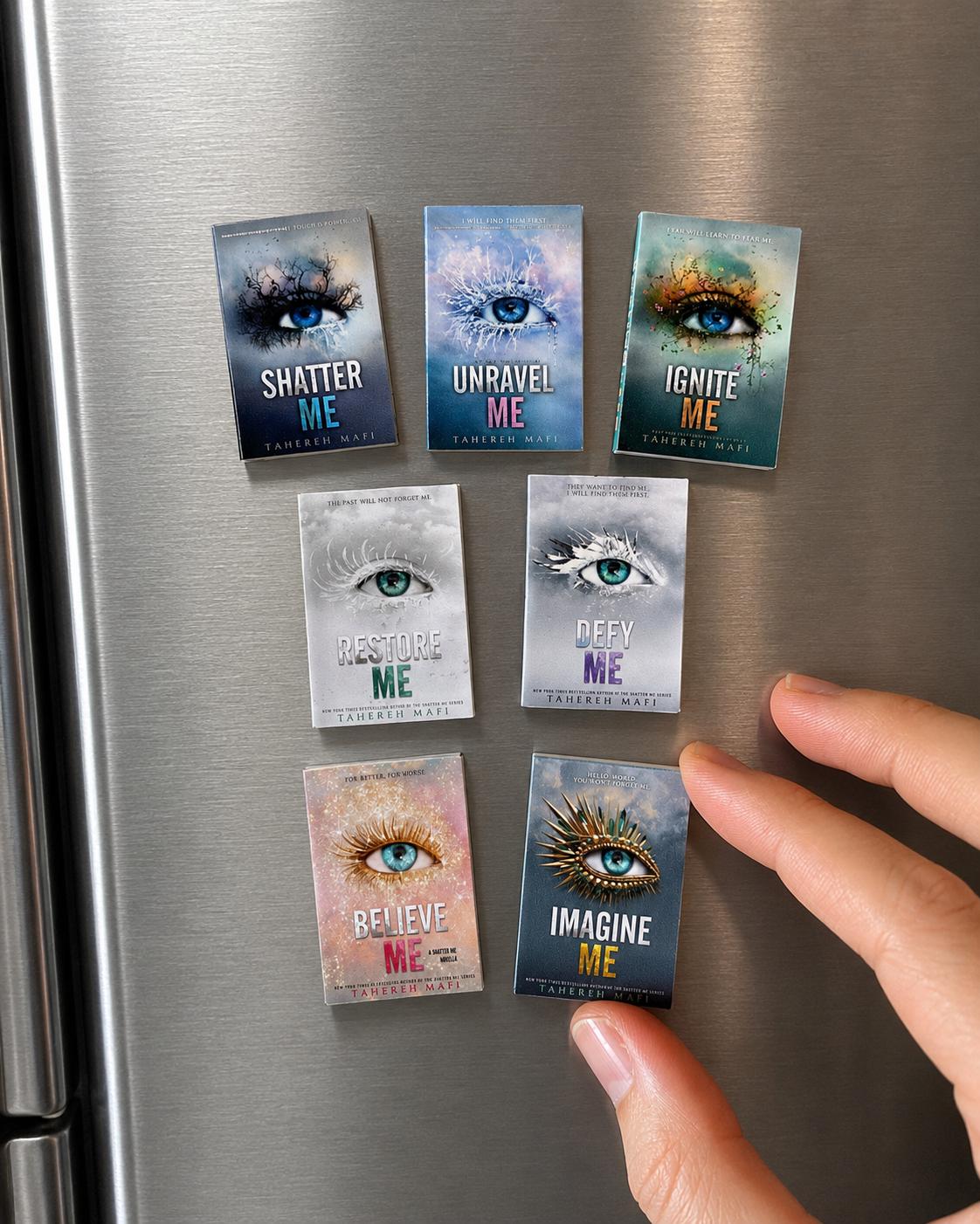 Mini Magnet Shatter Me Books (set of 7 mini books)