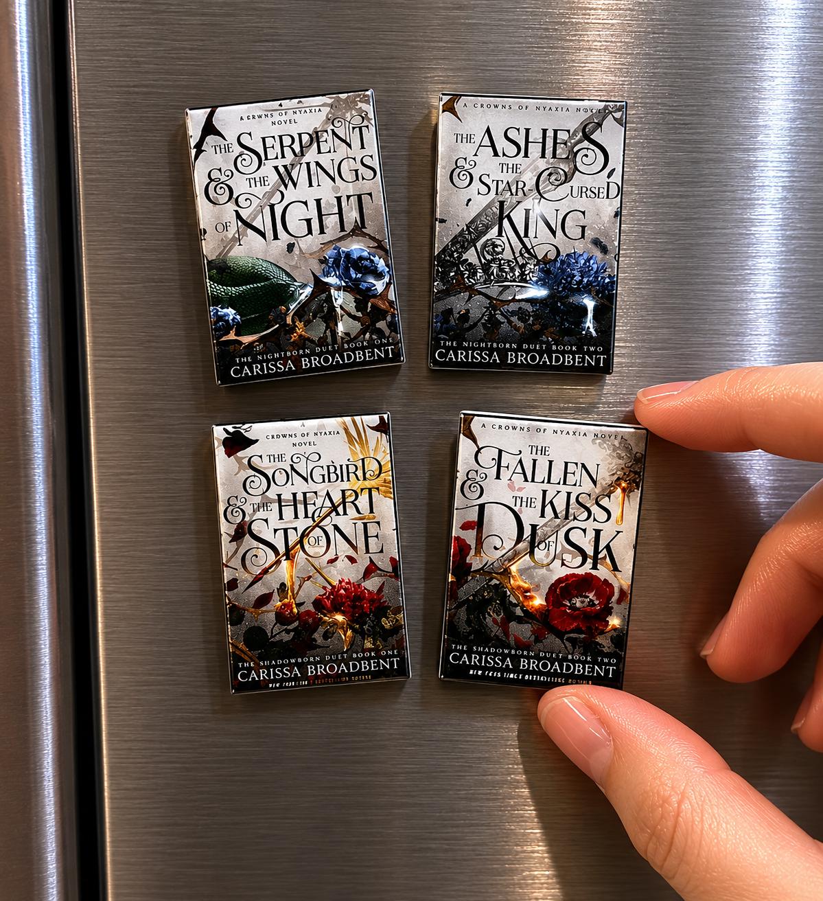 Mini Magnet Crowns of Nyaxia Books (set of 4 mini books)