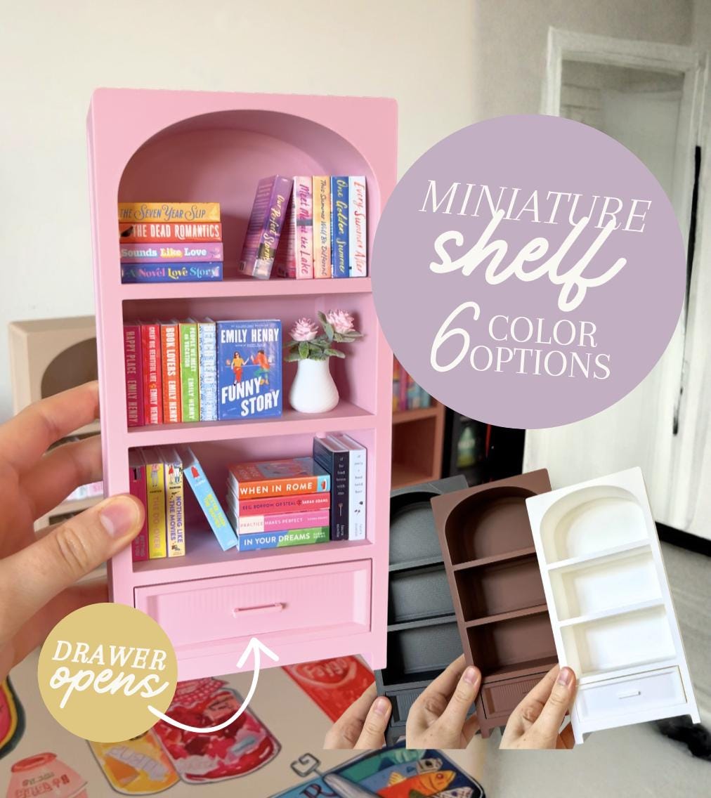 Deluxe MINI Bookshelf with Drawer