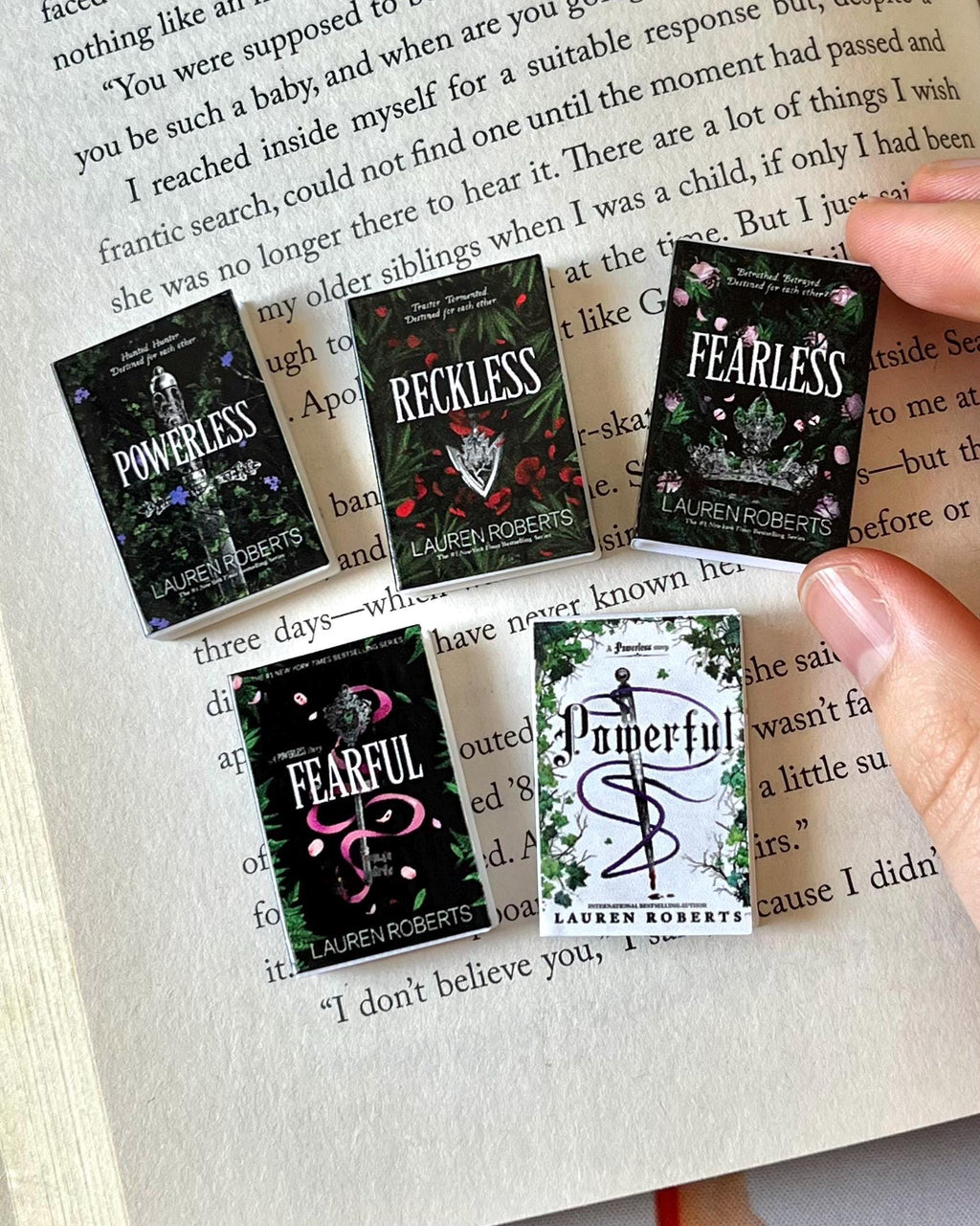 Mini Magnet Powerless Books (set of 5 mini books)