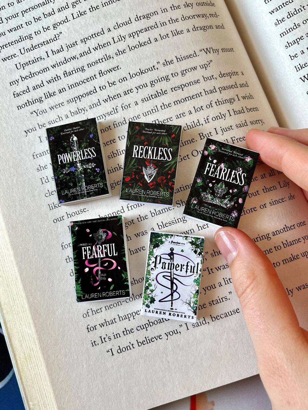 Mini Magnet Powerless Books (set of 5 mini books)