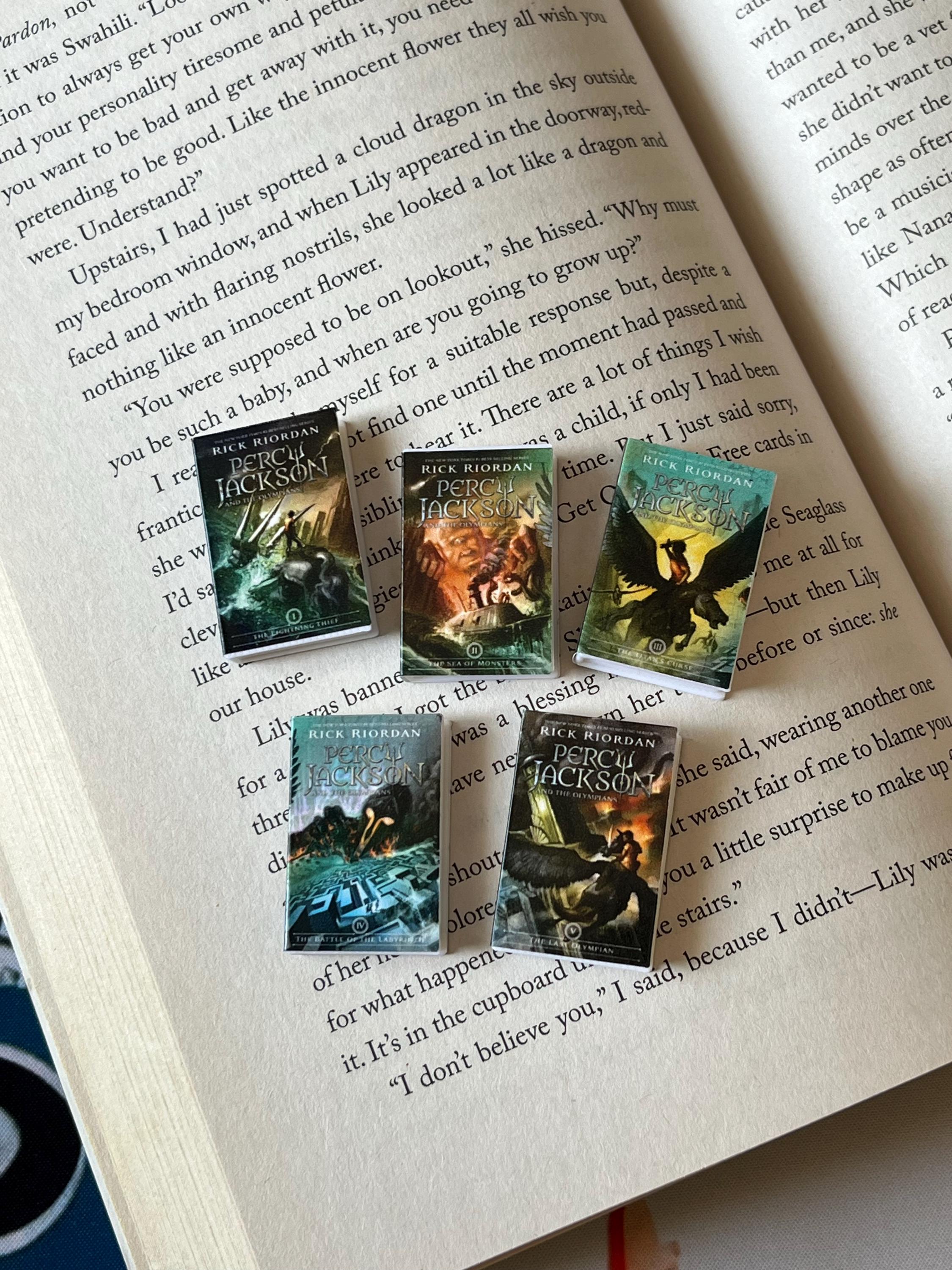 Mini Percy Jackson Books (set of 5 mini books)