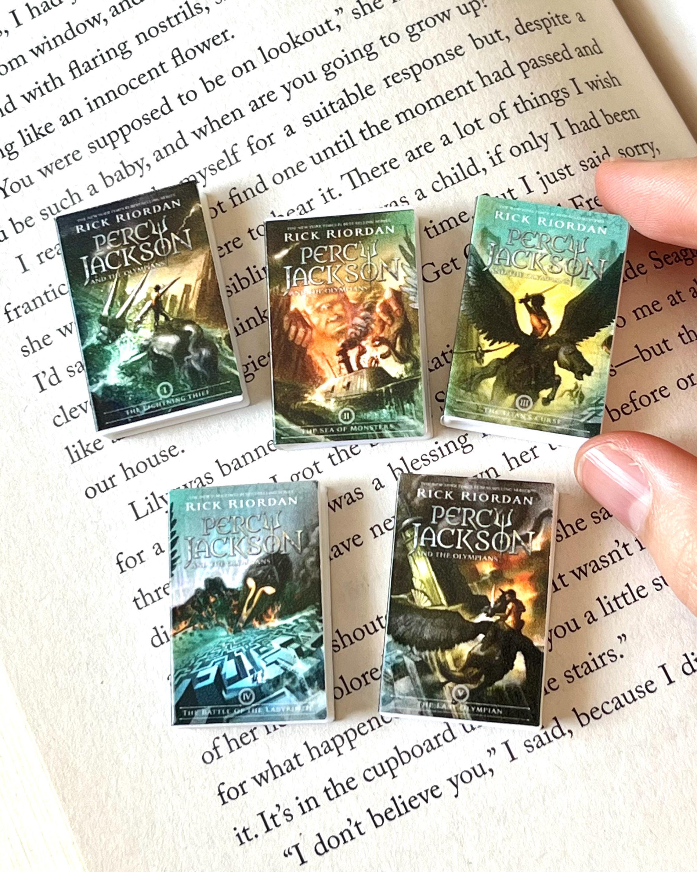 Mini Percy Jackson Books (set of 5 mini books)