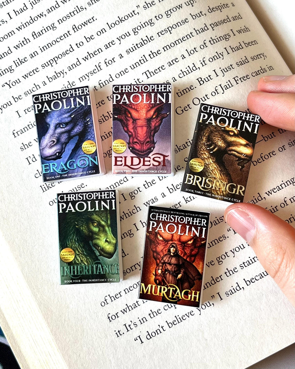 Mini Eragon Books (set of 5 mini books)