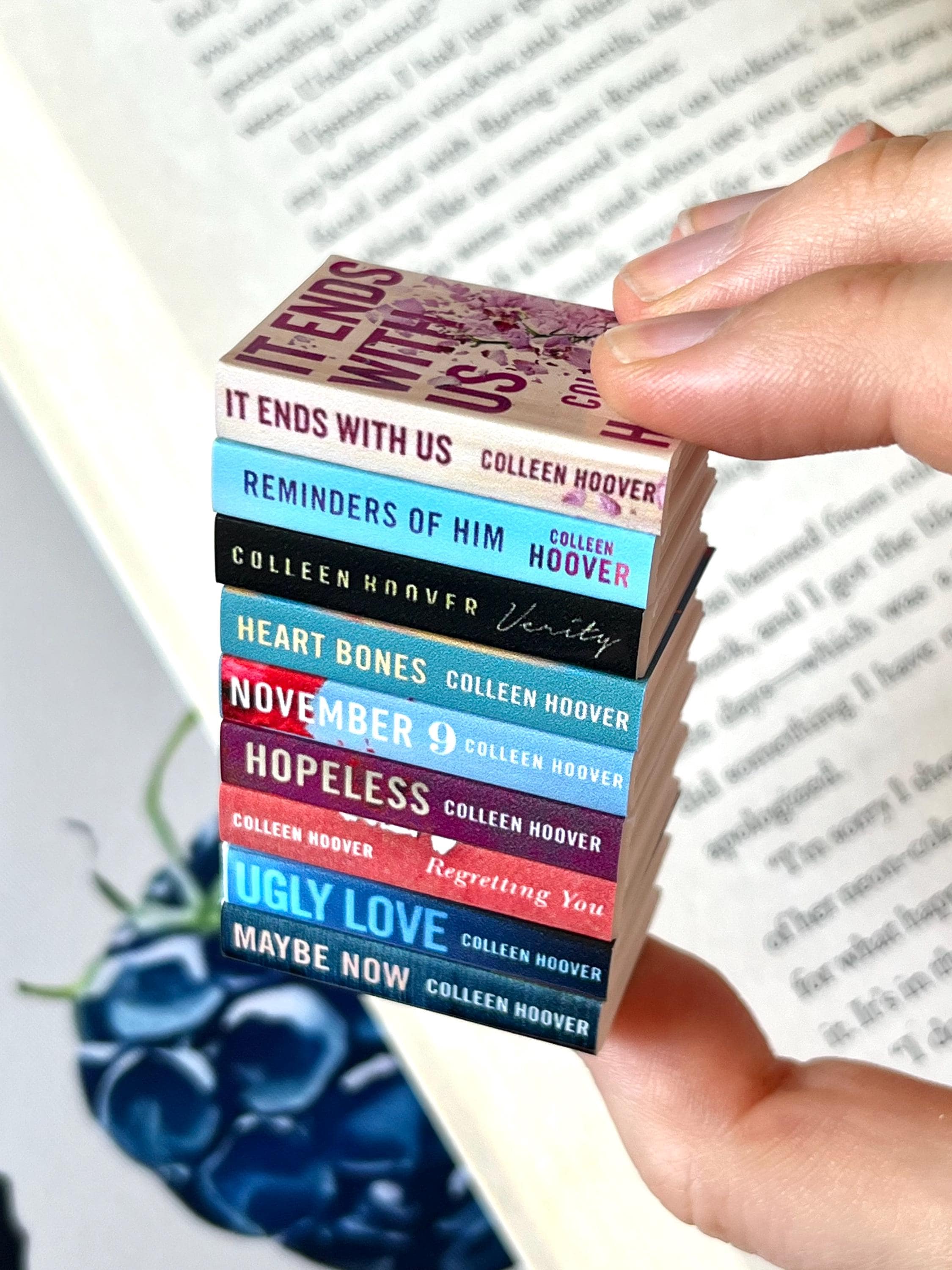 Mini Colleen Hoover Books (set of 9 mini books)