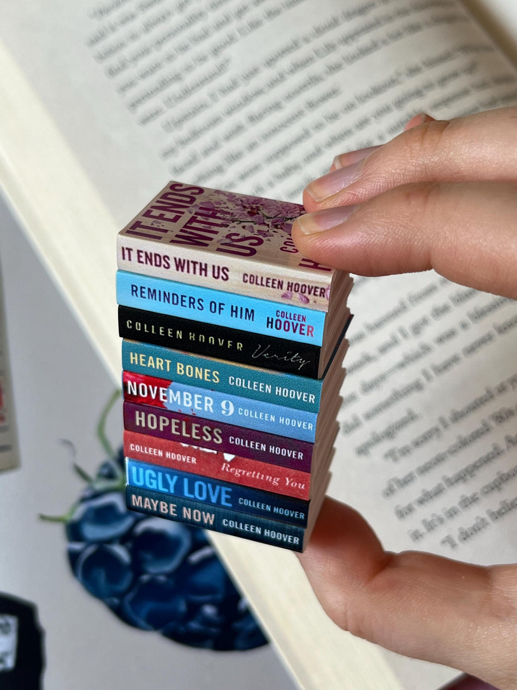 Mini Colleen Hoover Books (set of 9 mini books)