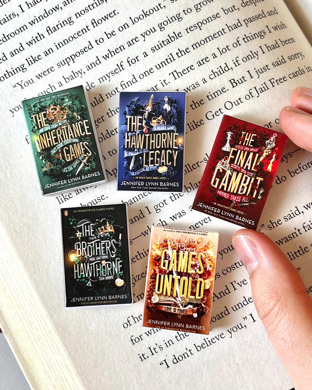 Mini Inheritance Games Books (set of 5 mini books)