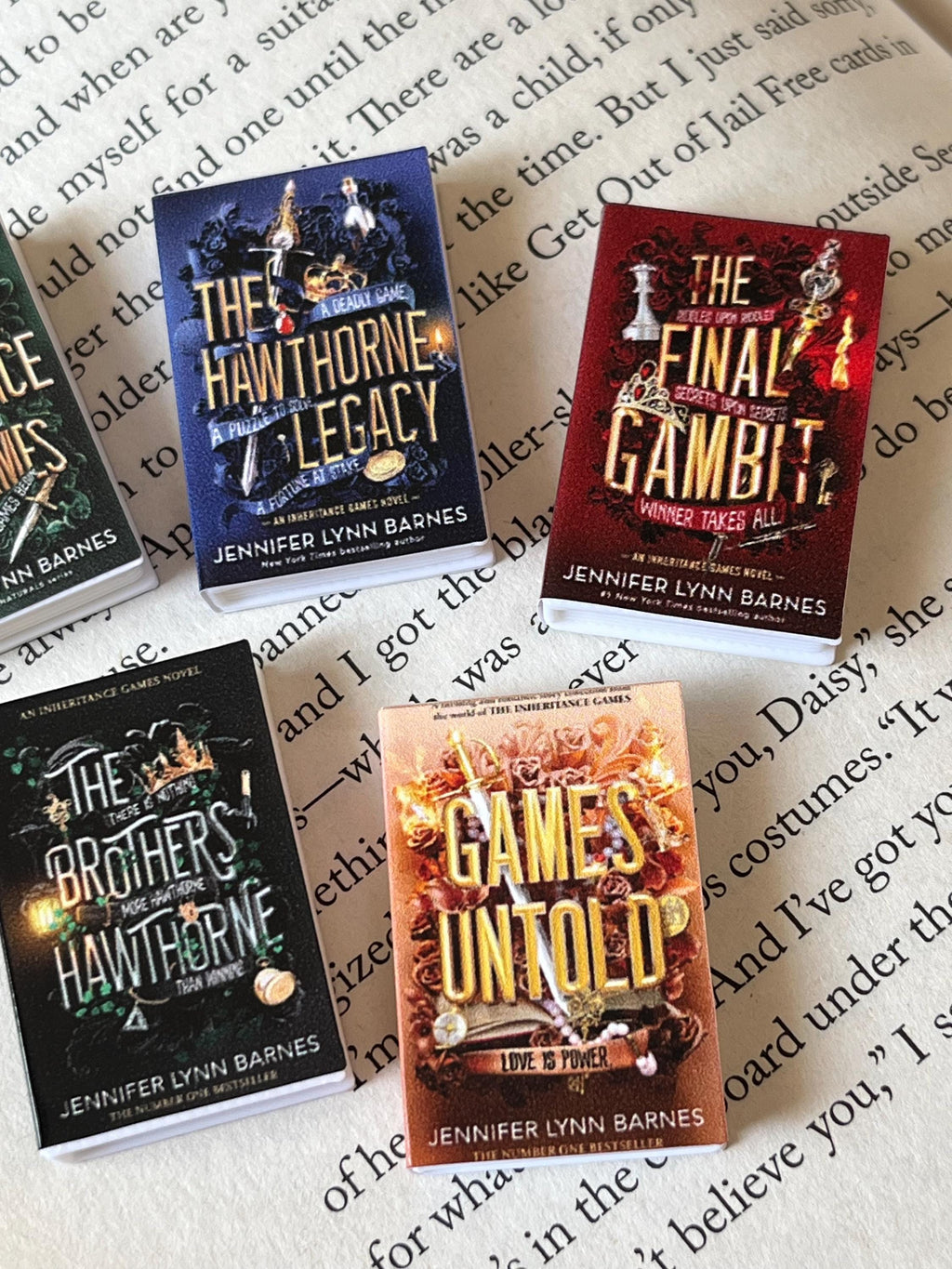 Mini Magnet Inheritance Games Books (set of 5 mini books)