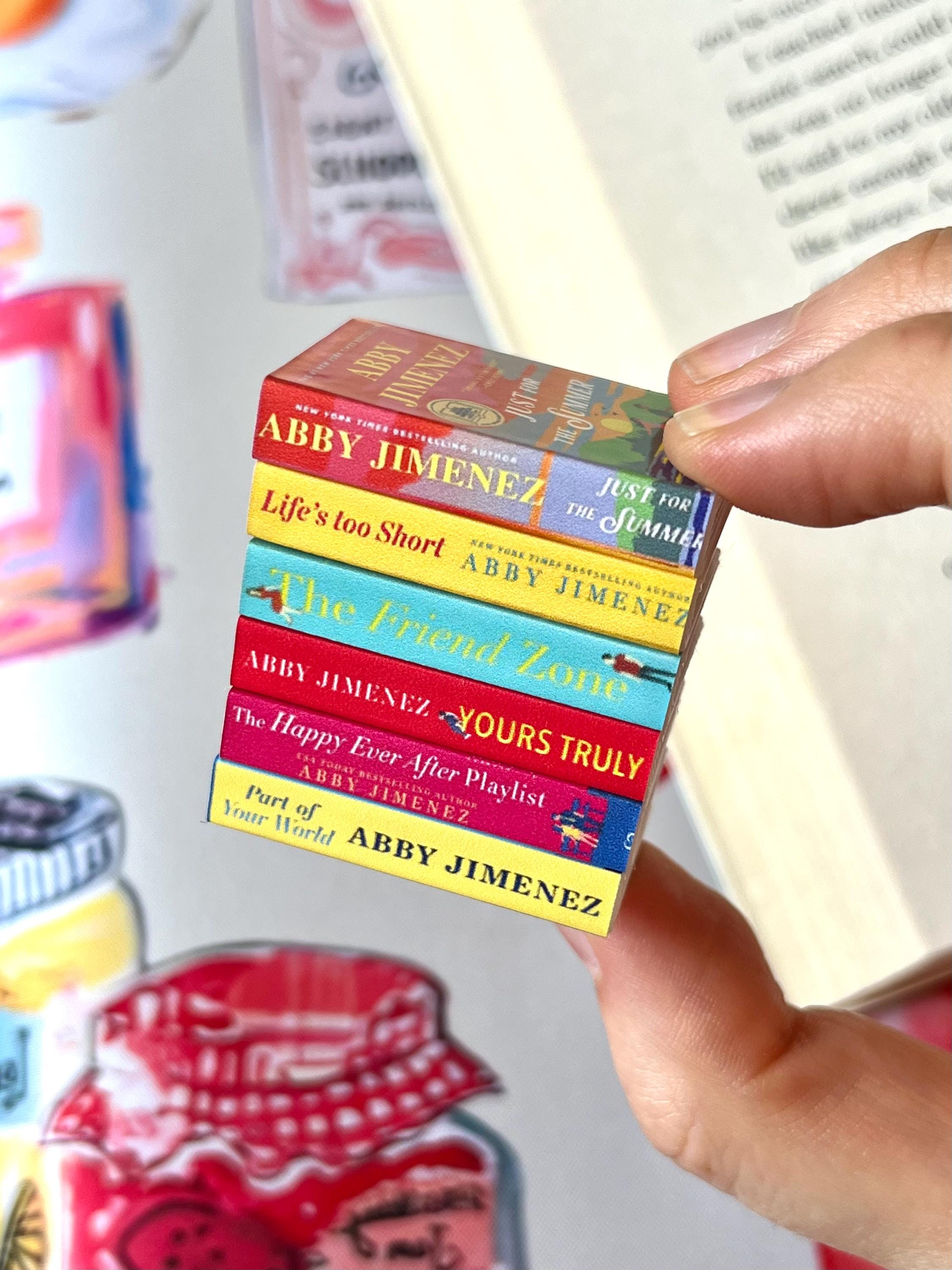 Mini Magnet Abby Jimenez Books (set of 6 mini books)