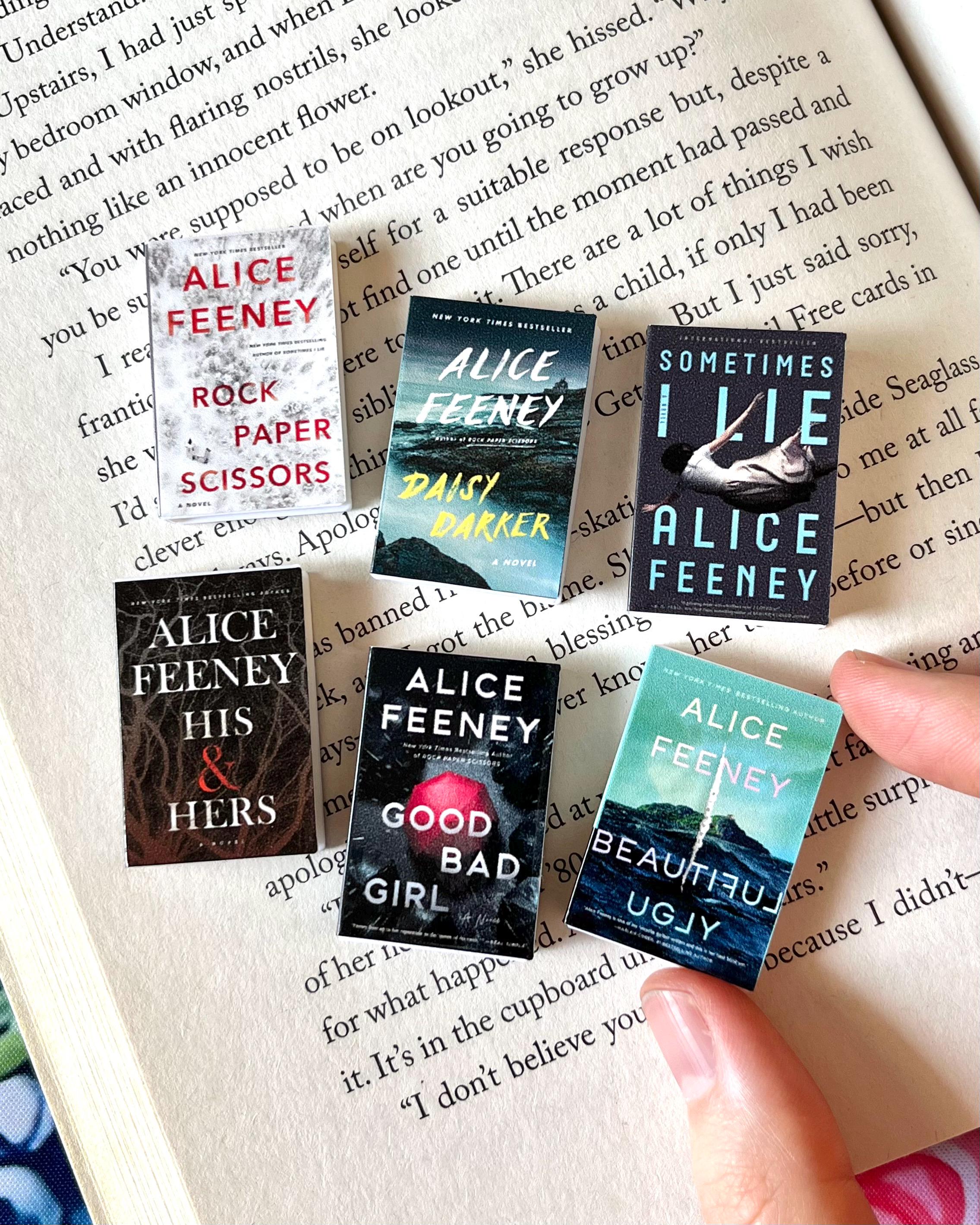 Mini Alice Feeney Books (set of 6 mini books)