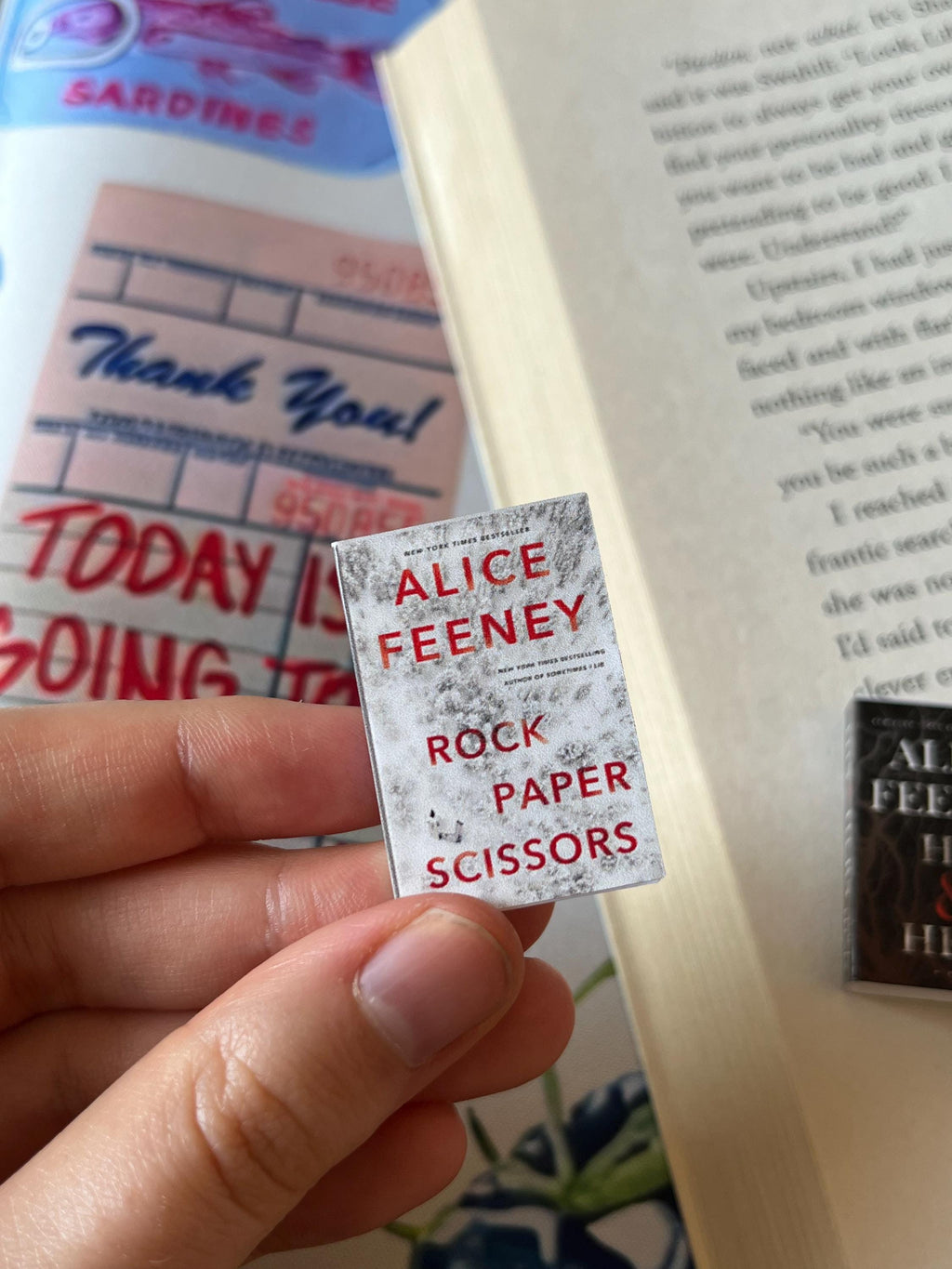 Mini Magnet Alice Feeney Books (set of 6 mini books)