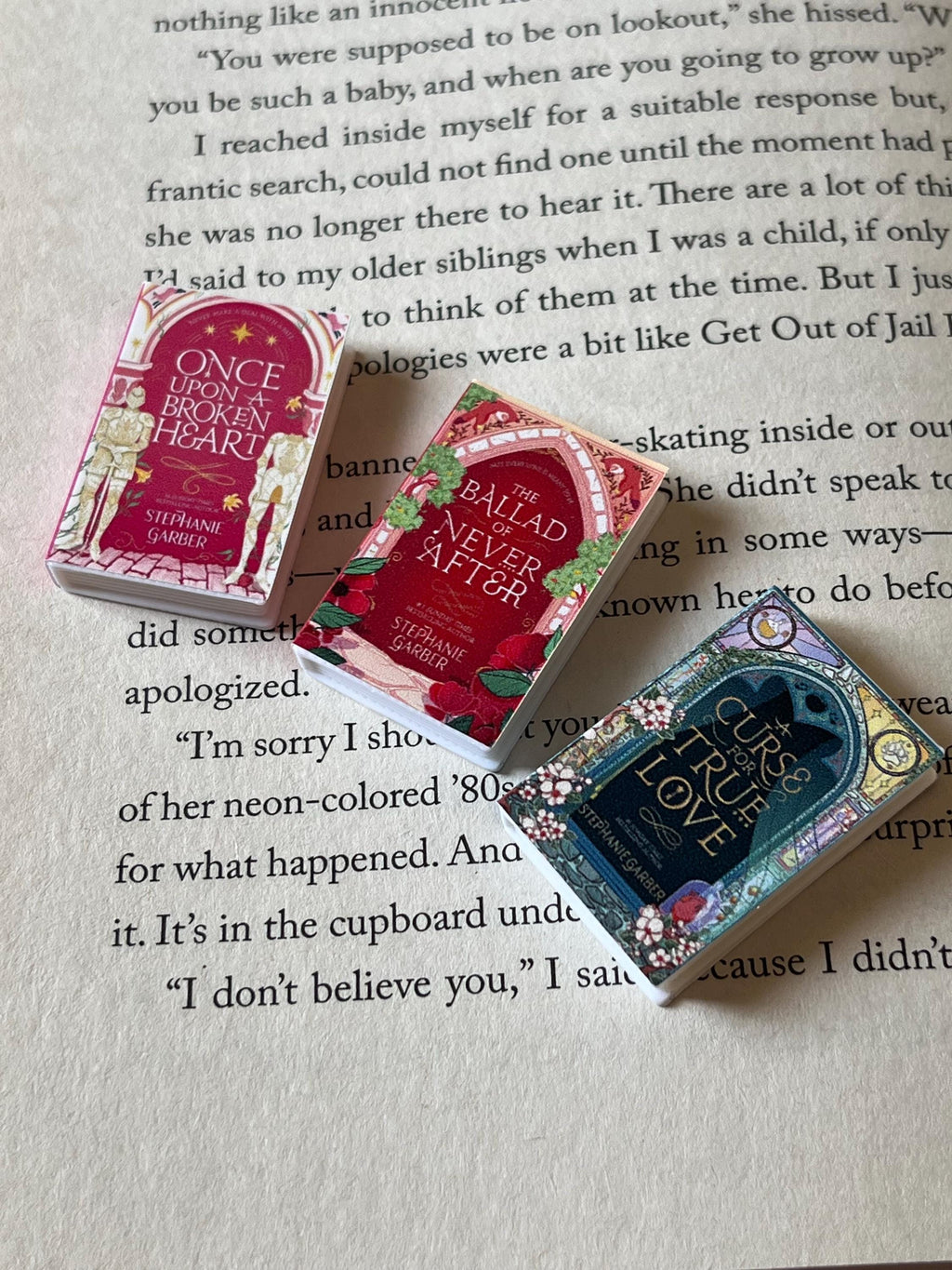 Mini Once Upon a Broken Heart Books (set of 3 mini books)