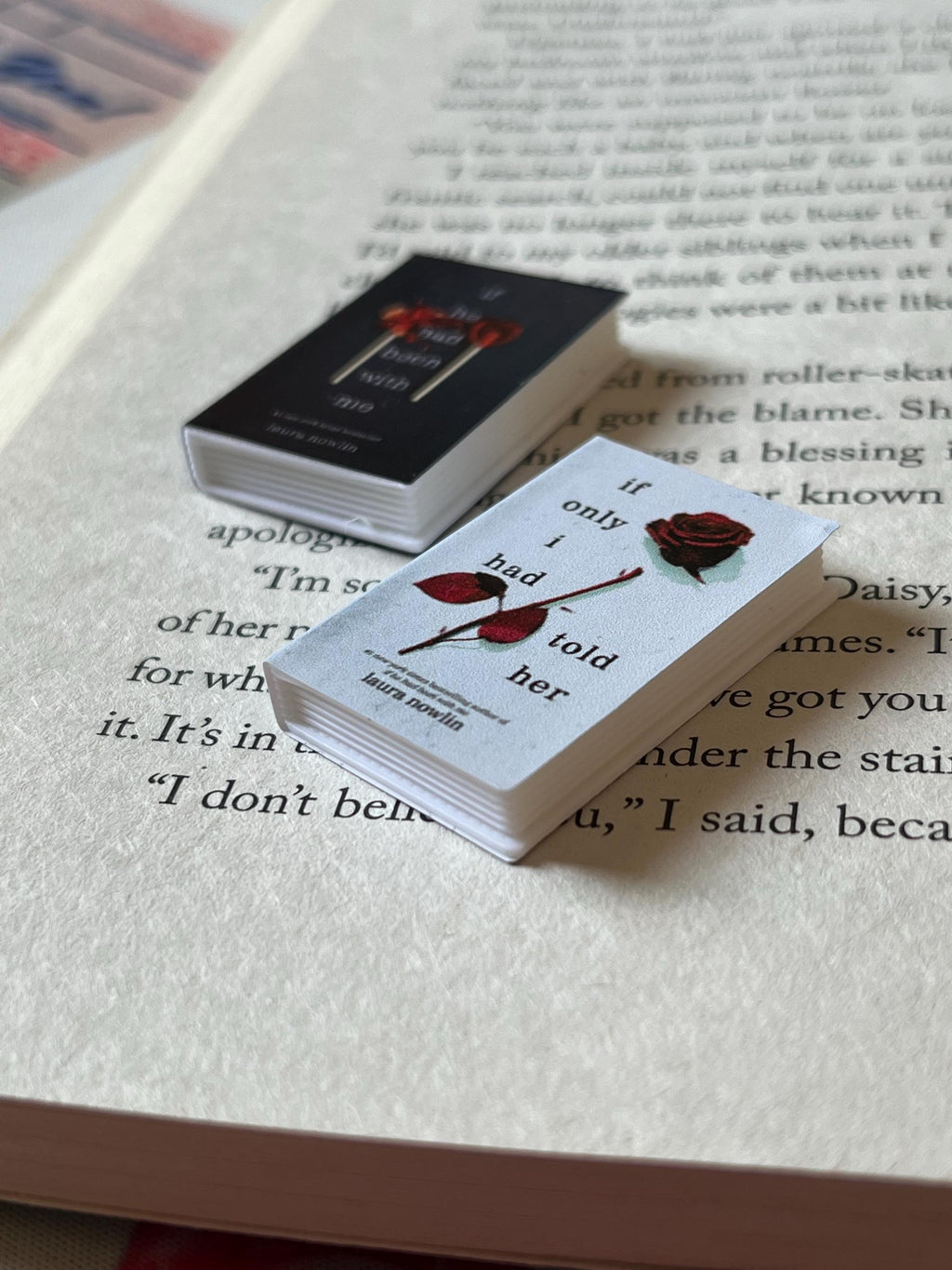Mini Magnet If He Had Been With Me Books (set of 2 mini books)