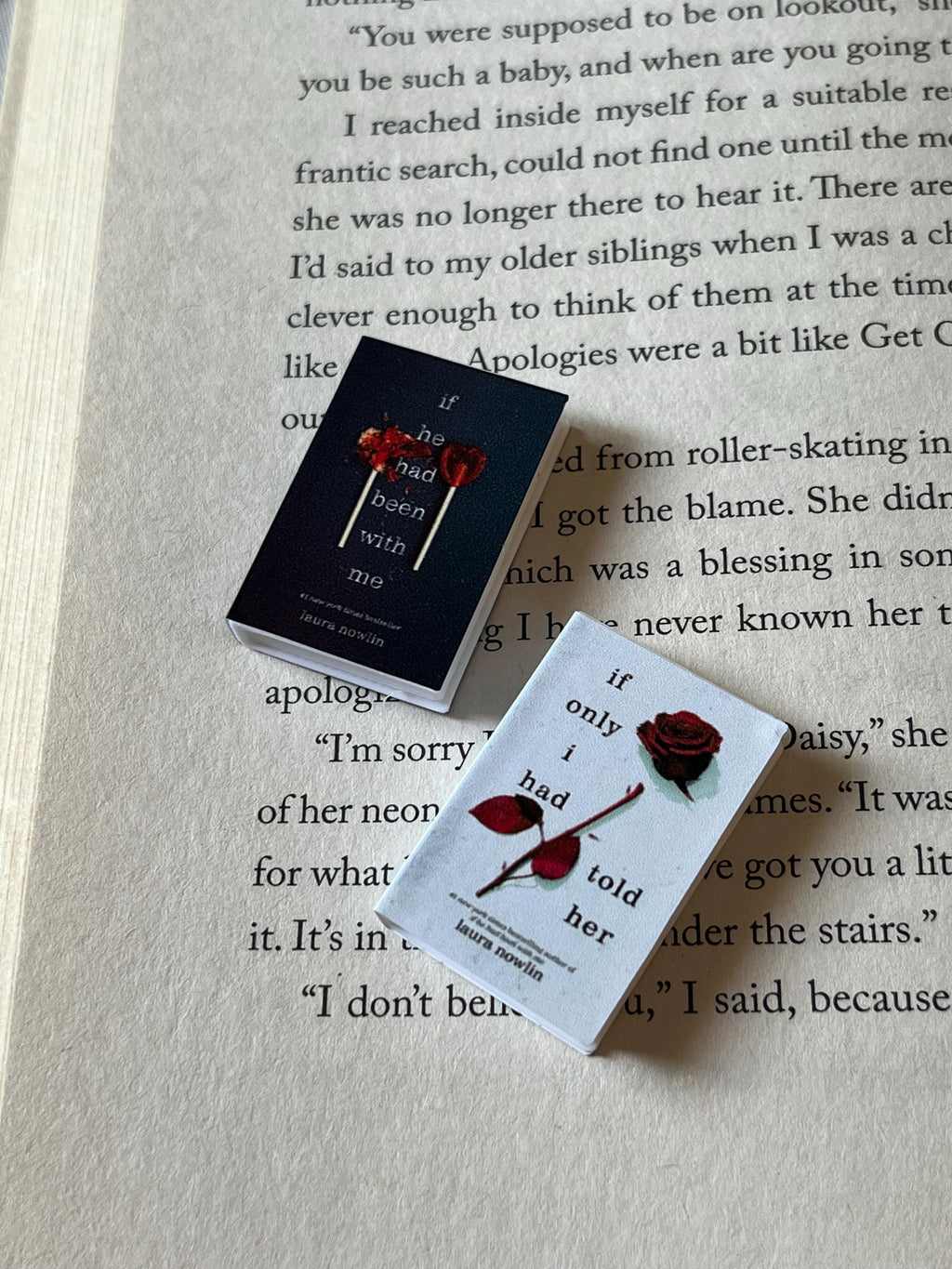 Mini Magnet If He Had Been With Me Books (set of 2 mini books)