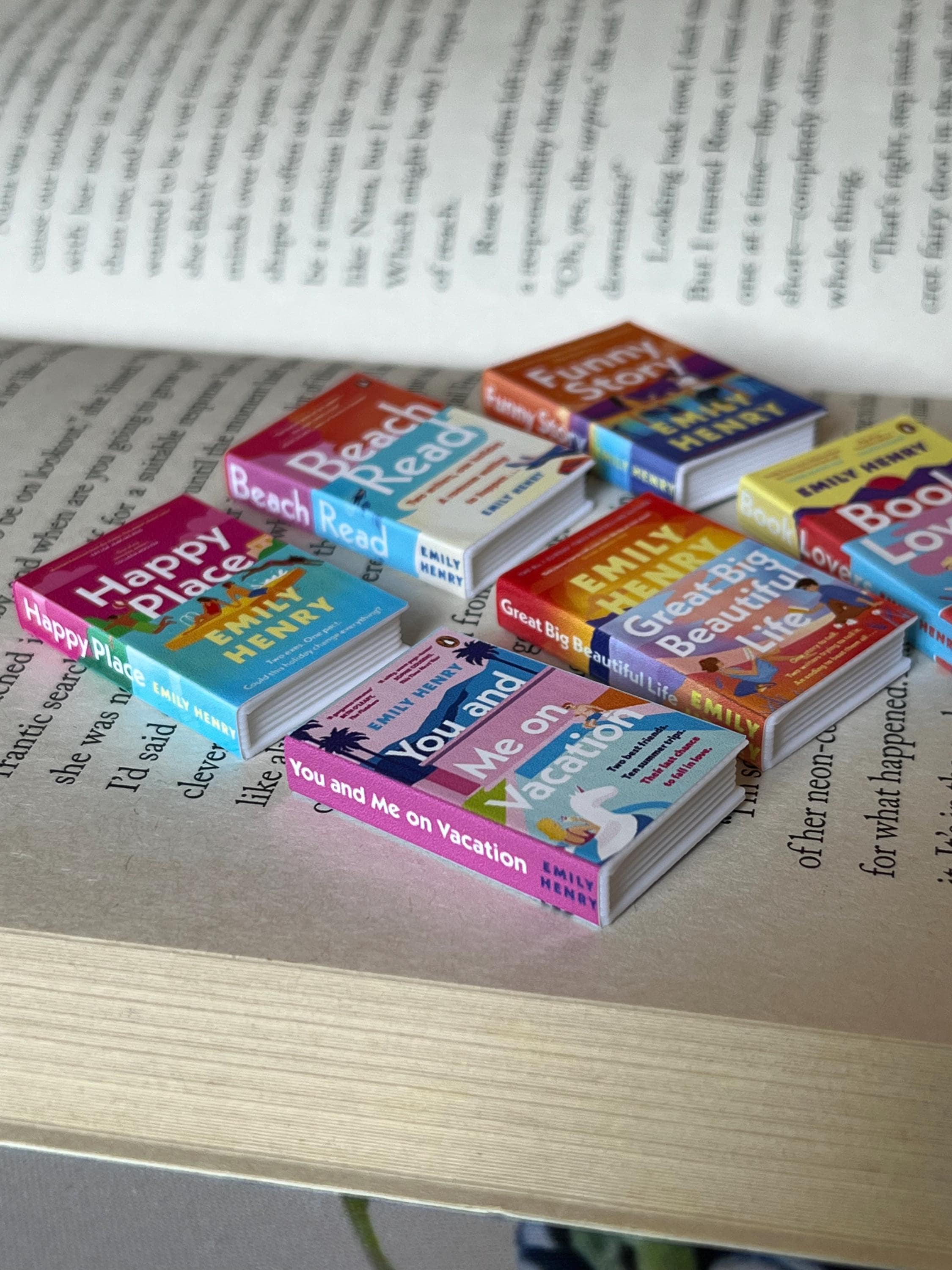 Mini Magnet Emily Henry Books (set of 6 mini books)