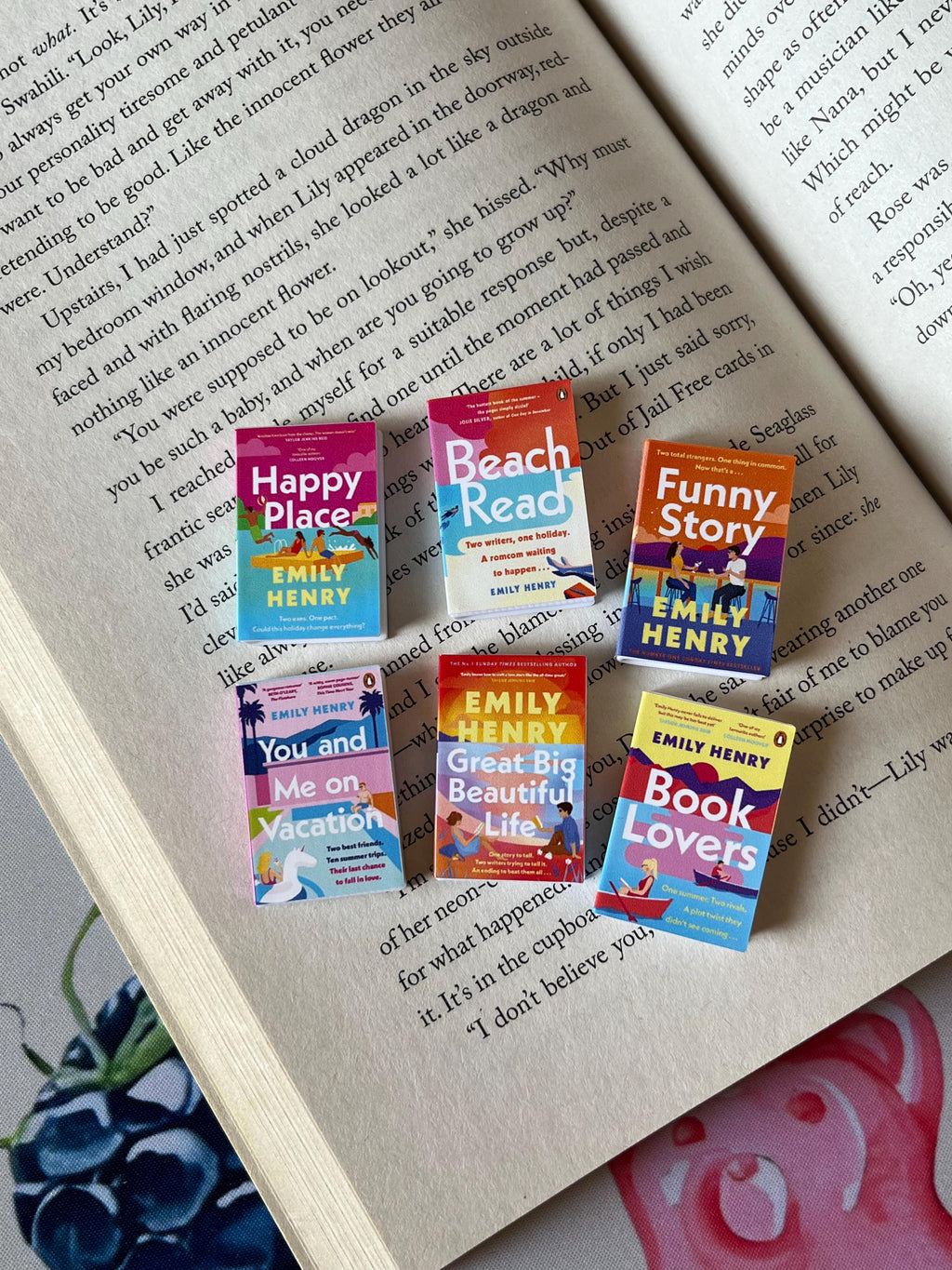 Mini Magnet Emily Henry Books (set of 6 mini books)