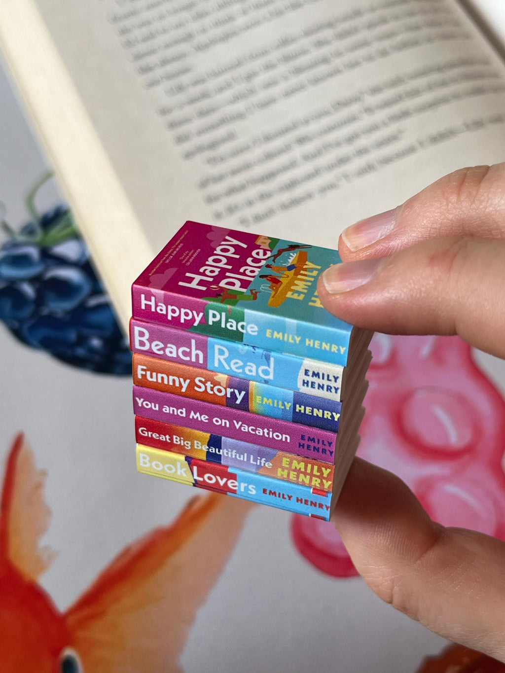Mini Emily Henry Books (set of 6 mini books)