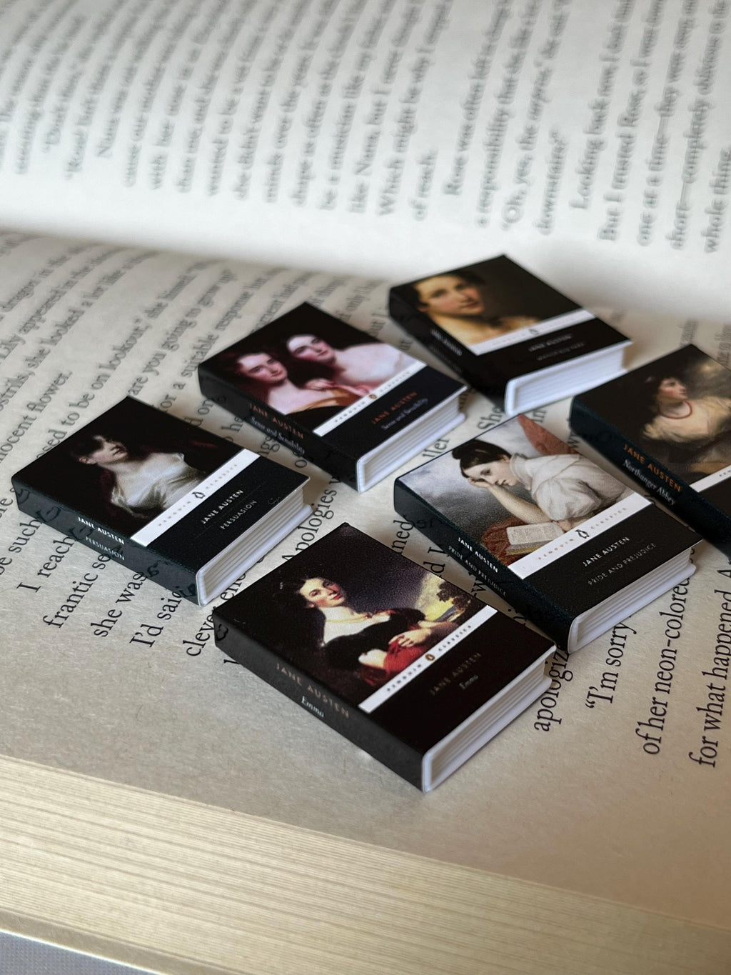Mini Jane Austen Books (set of 6 mini books)