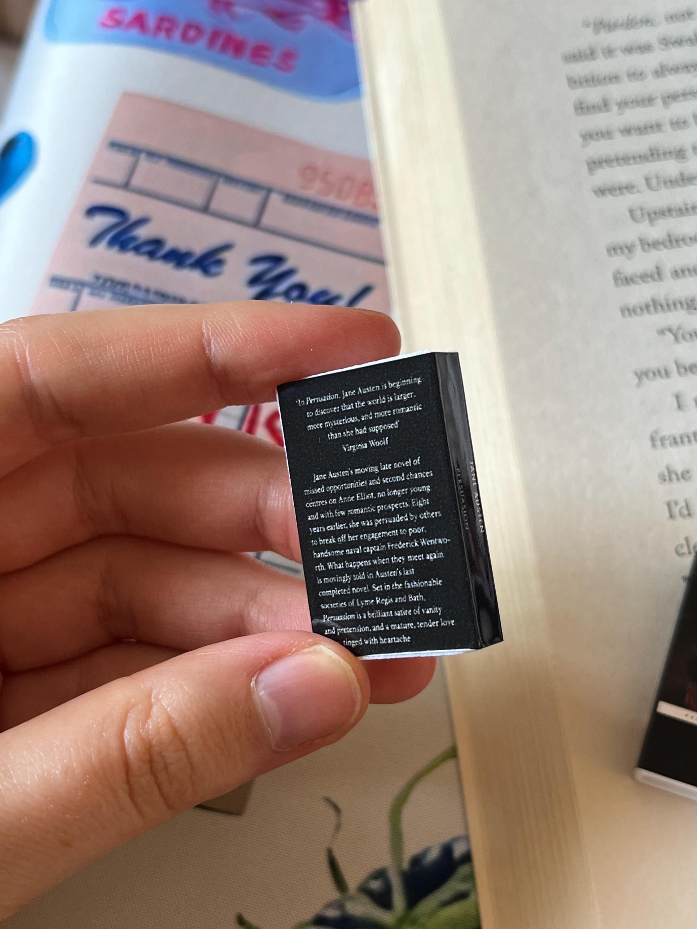 Mini Jane Austen Books (set of 6 mini books)