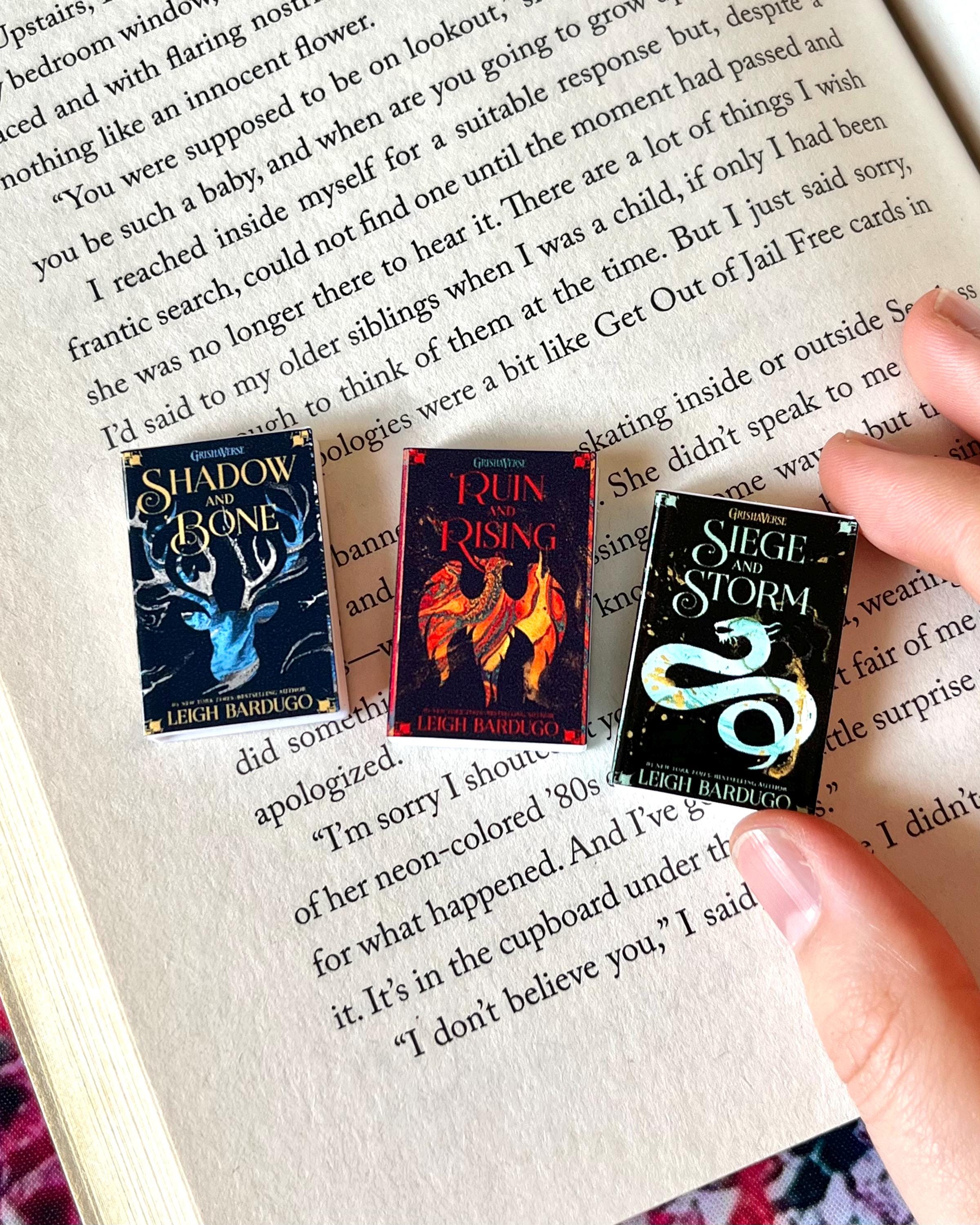 Mini Shadow and Bone Books (set of 3 mini books)